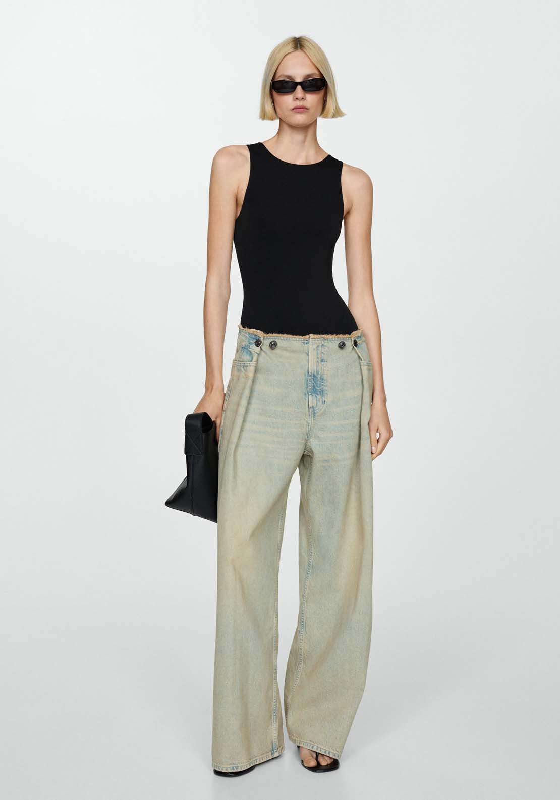 Mango Sleeveless fitted bodysuit 5 Shaws Department Stores