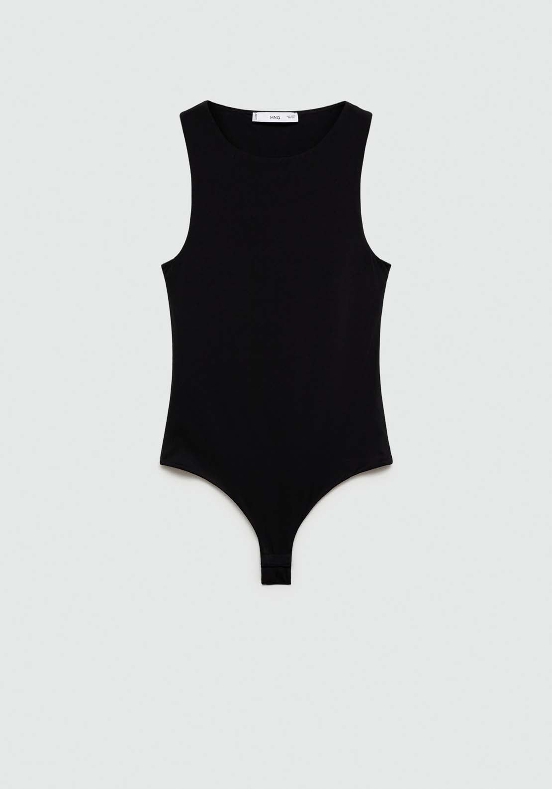 Mango Sleeveless fitted bodysuit 7 Shaws Department Stores