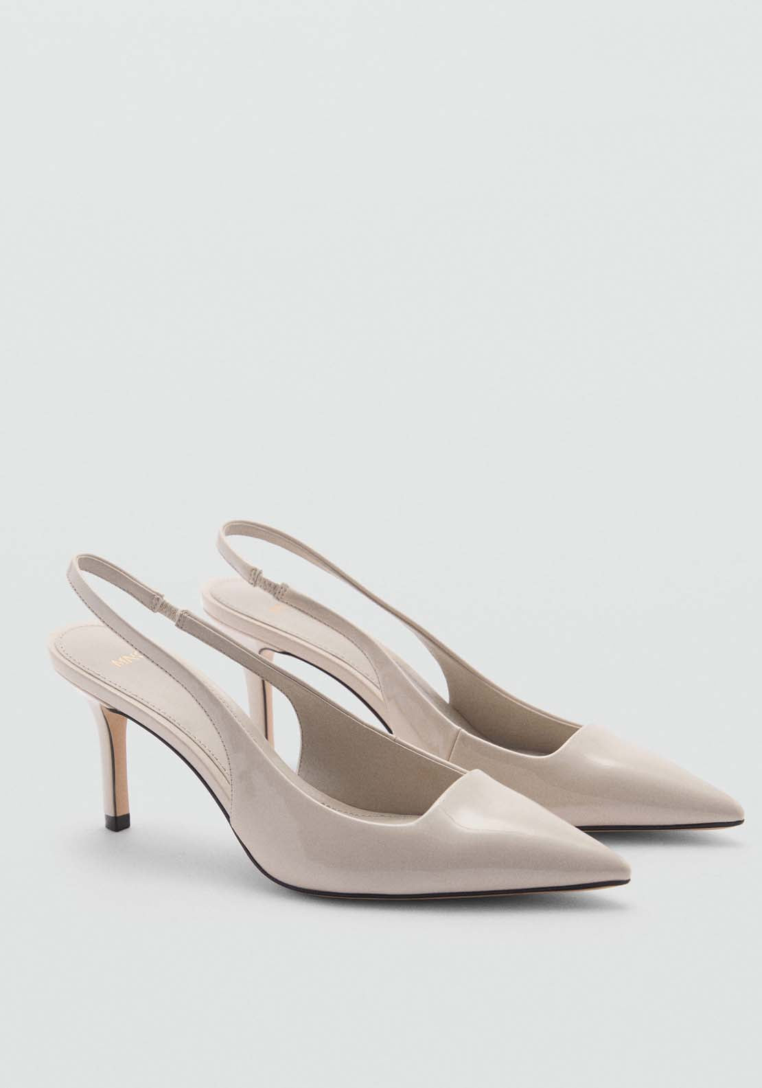 Mango Patent leather-effect heeled shoes 1 Shaws Department Stores