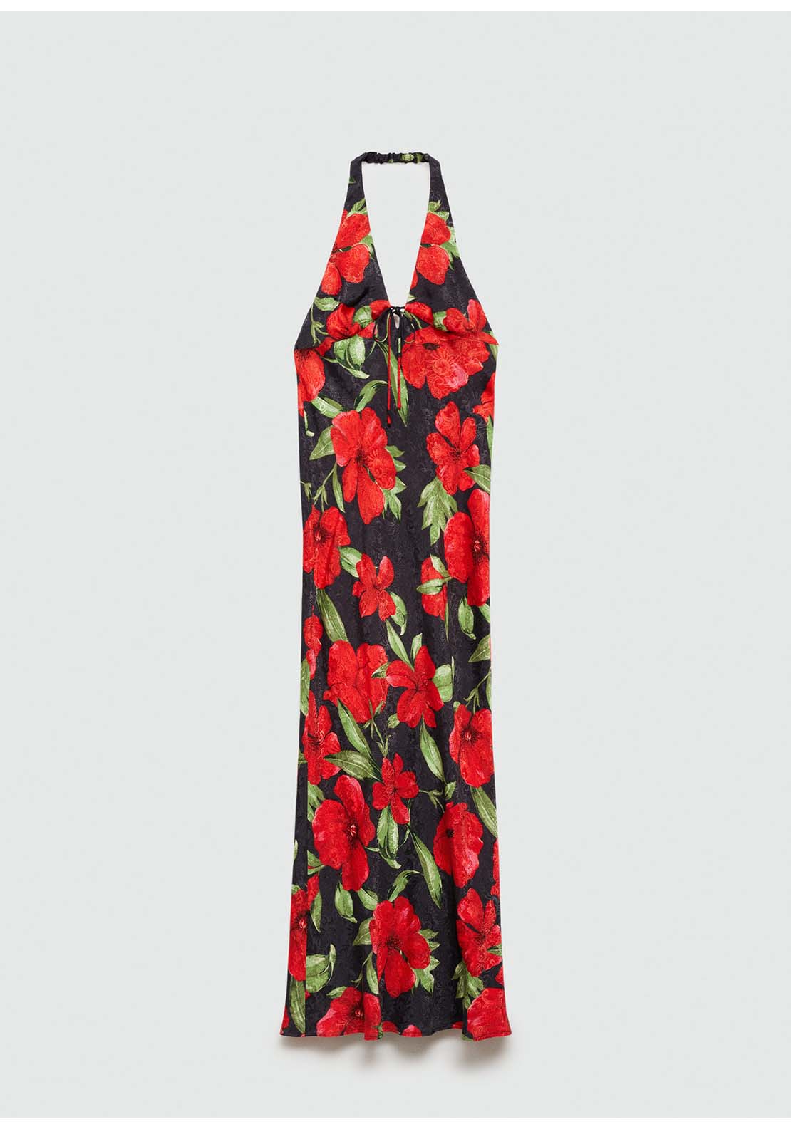 Mango Halter neck floral dress - Black 7 Shaws Department Stores