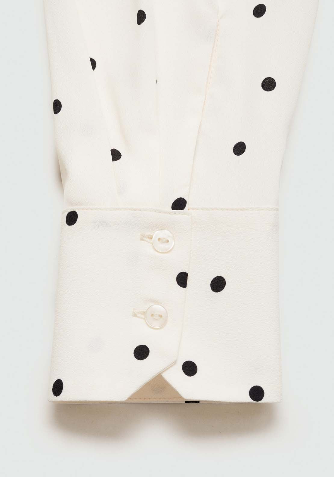 Mango Printed flowy shirt - Green 5 Shaws Department Stores