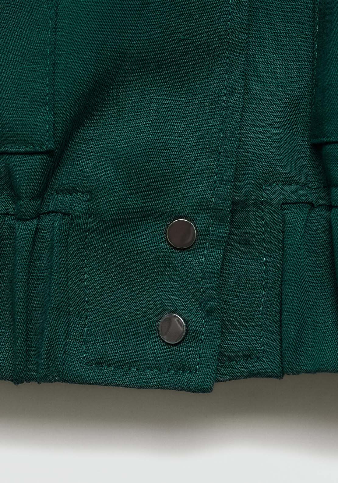 Mango Lyocell jacket with pockets - Green 8 Shaws Department Stores