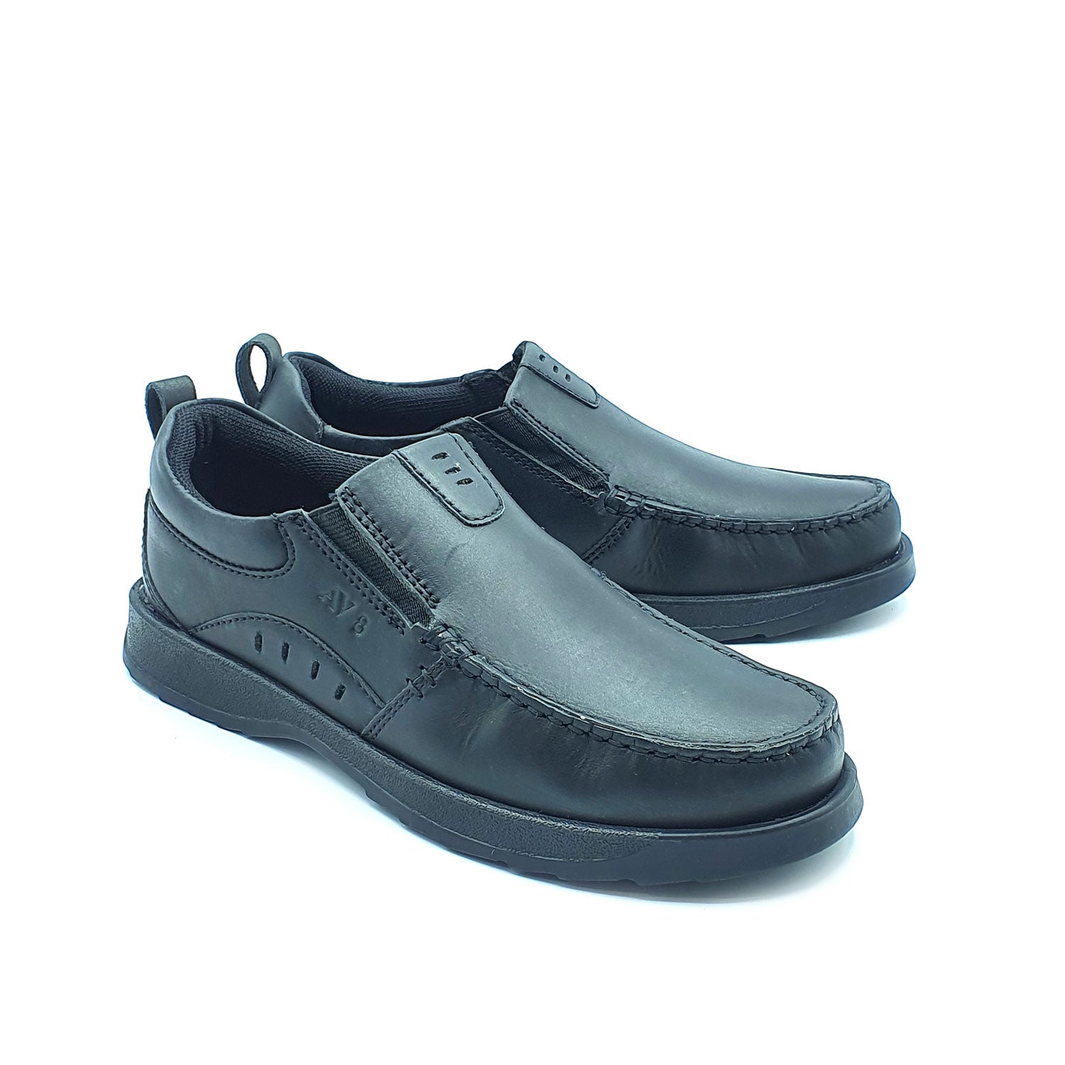 Dubarry Karter Junior Slip On Av8 Shoe - Black 1 Shaws Department Stores