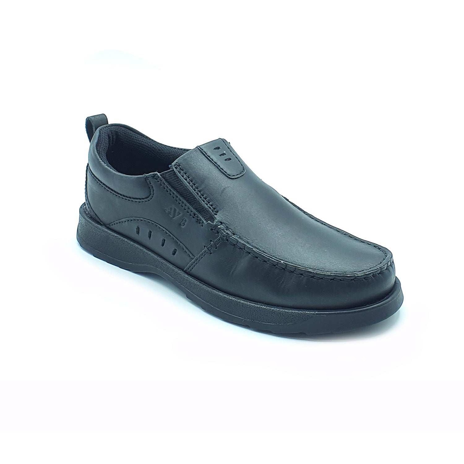 Dubarry Karter Junior Slip On Av8 Shoe - Black 3 Shaws Department Stores