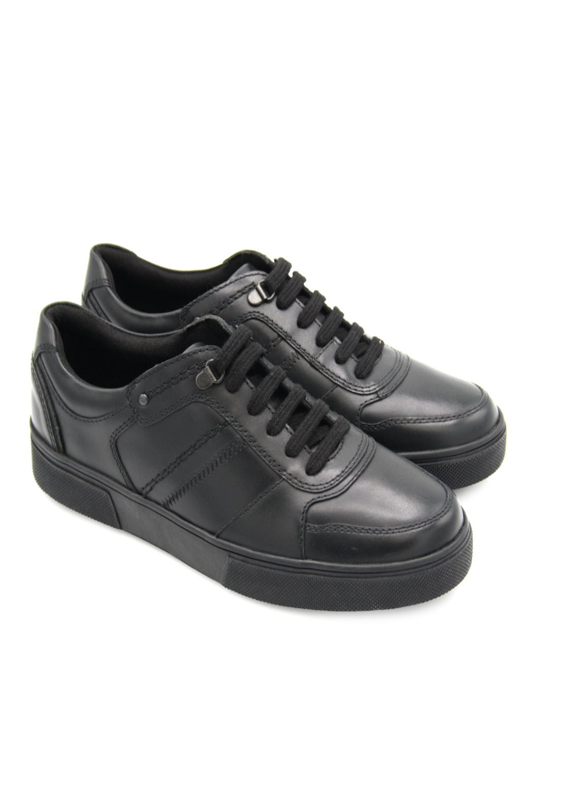 Dubarry Koote Lace Up School Trainer - Black 3 Shaws Department Stores