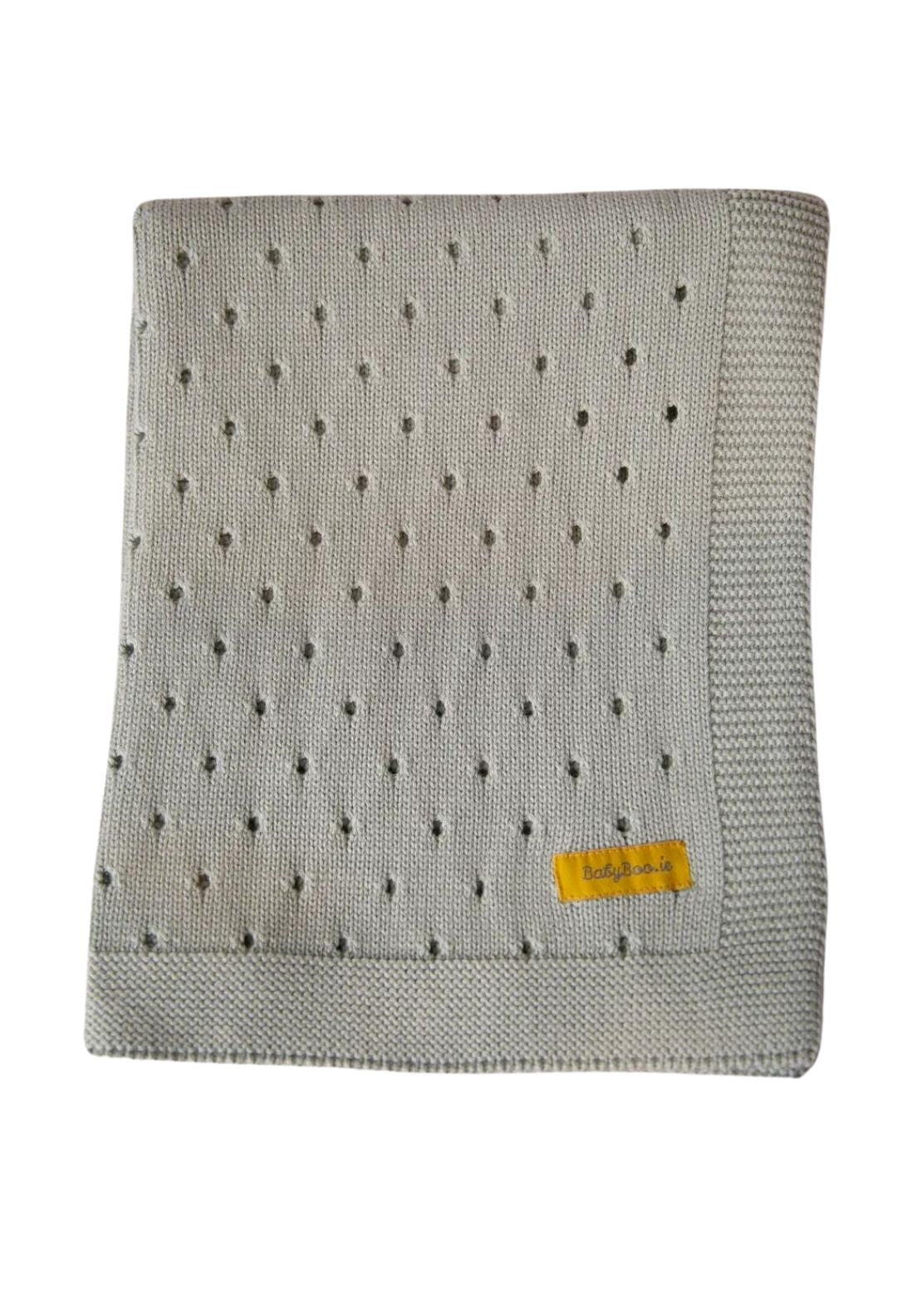 Babyboo Cellular Blanket - Green 1 Shaws Department Stores