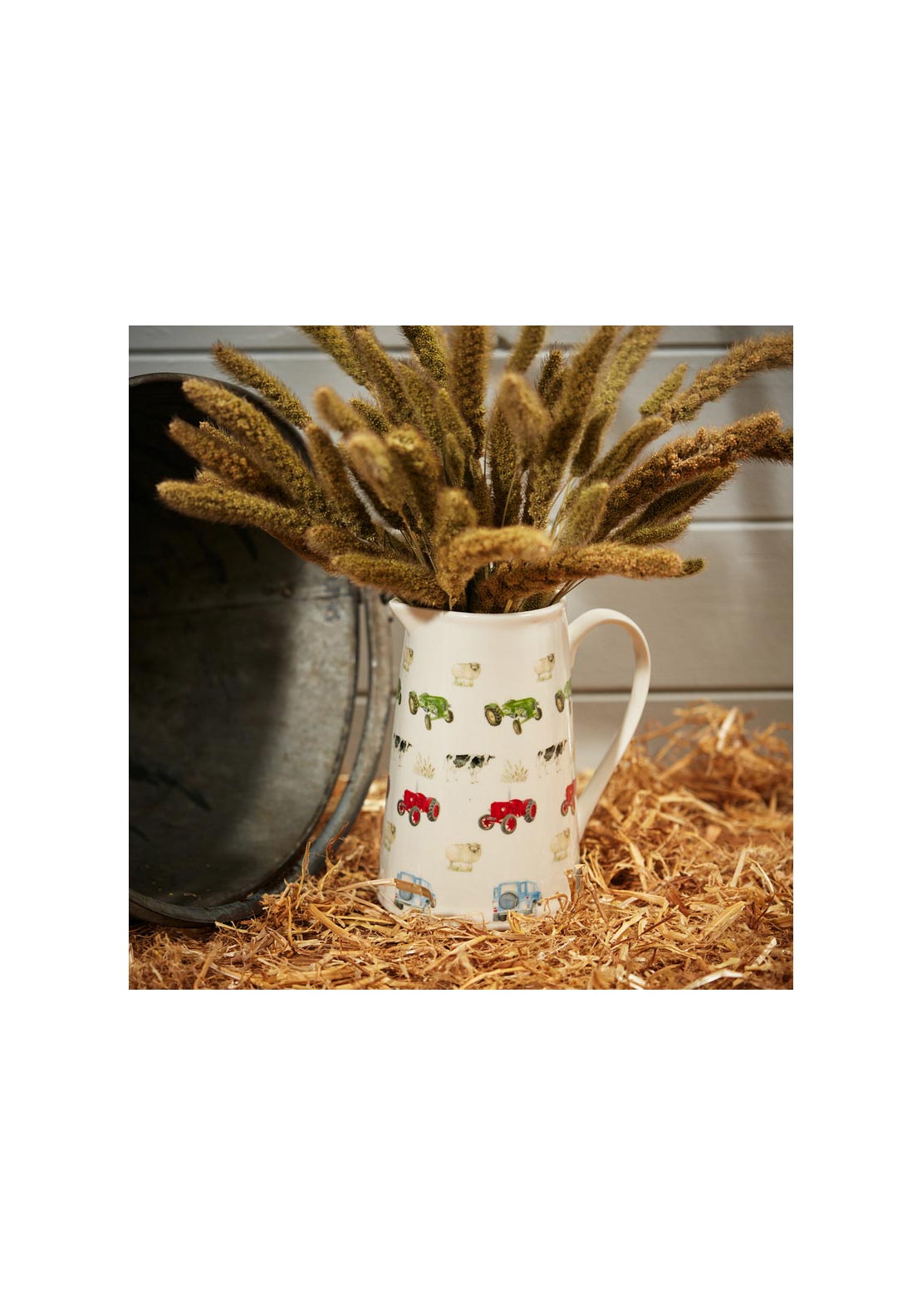 The Home Collection Farm Jug With Tractors And Animals 1 Shaws Department Stores