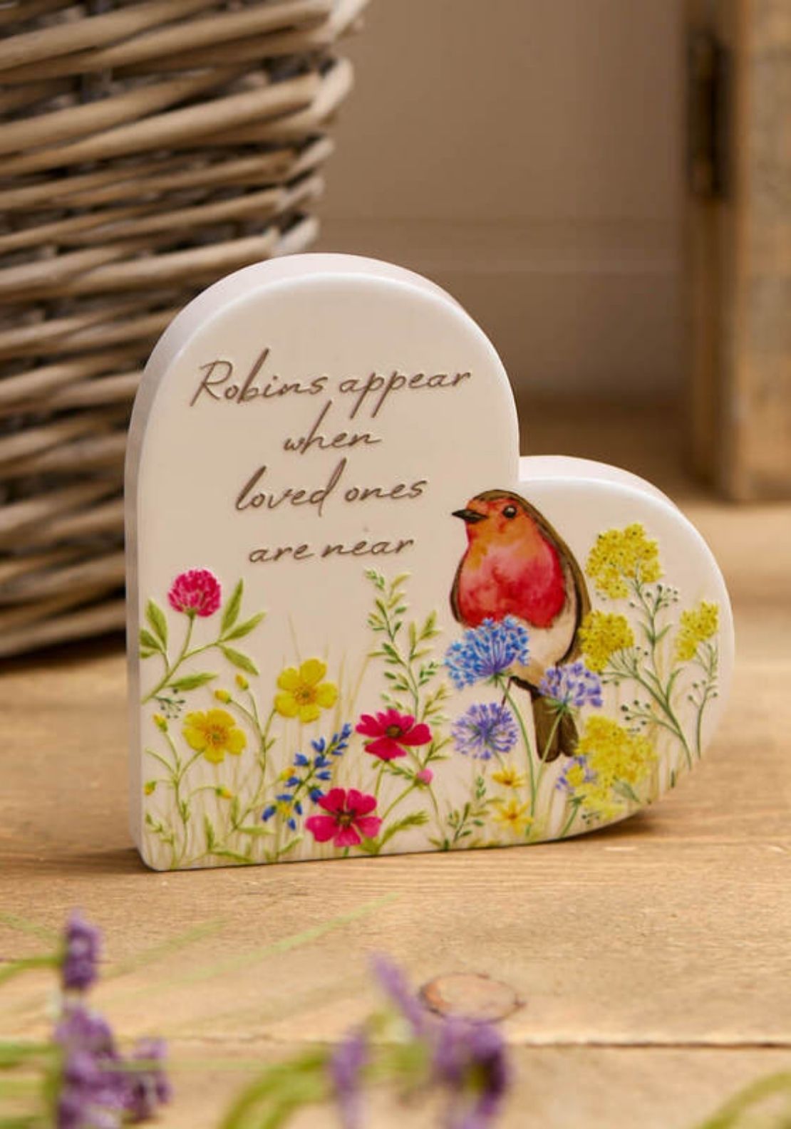 The Home Collection Robin Ceramic Heart - Multi 1 Shaws Department Stores
