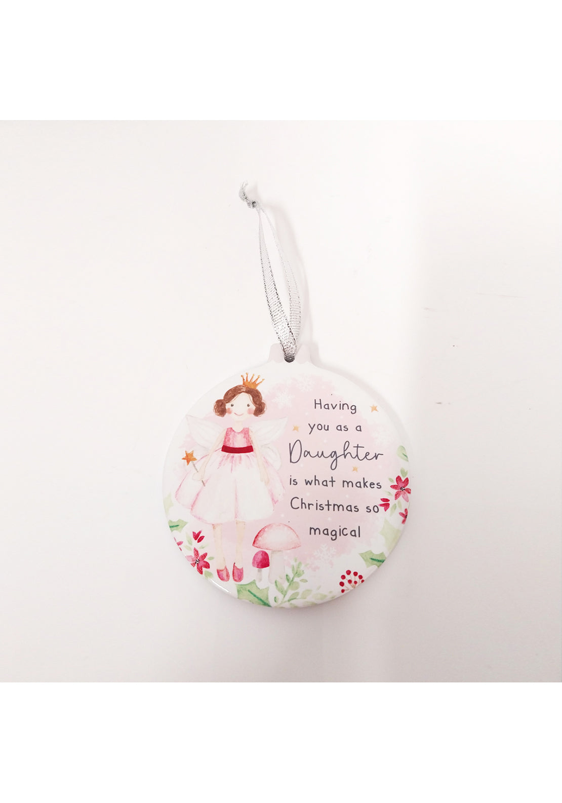 The Home Christmas Christmas Ceramic Fairy Daughter Hanger 1 Shaws Department Stores