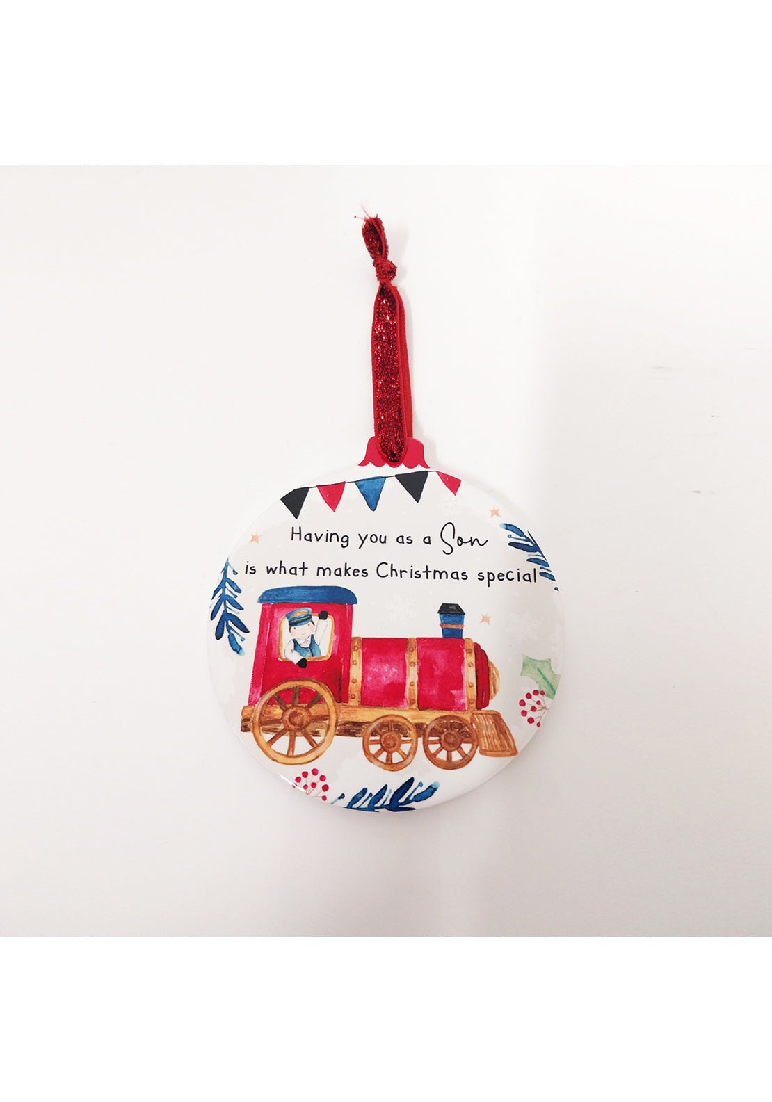 The Home Christmas Christmas Train Ceramic Hanger 1 Shaws Department Stores