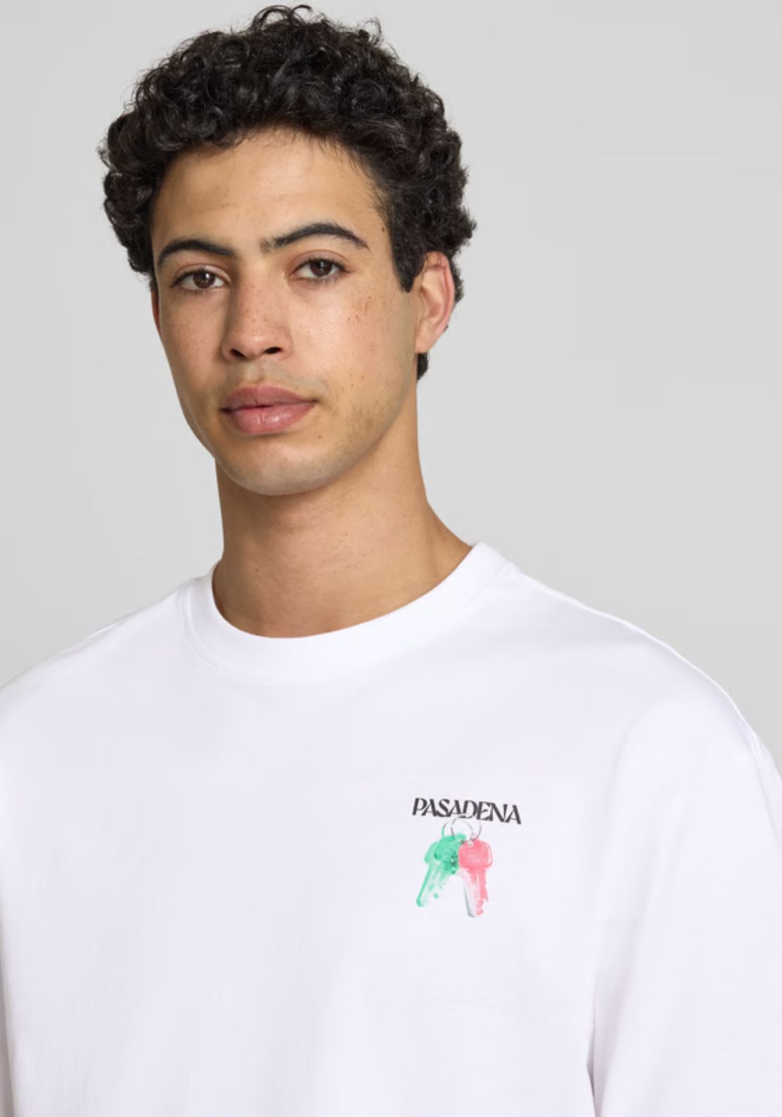 Only &amp; Sons Fred Boxy Tee - White 3 Shaws Department Stores