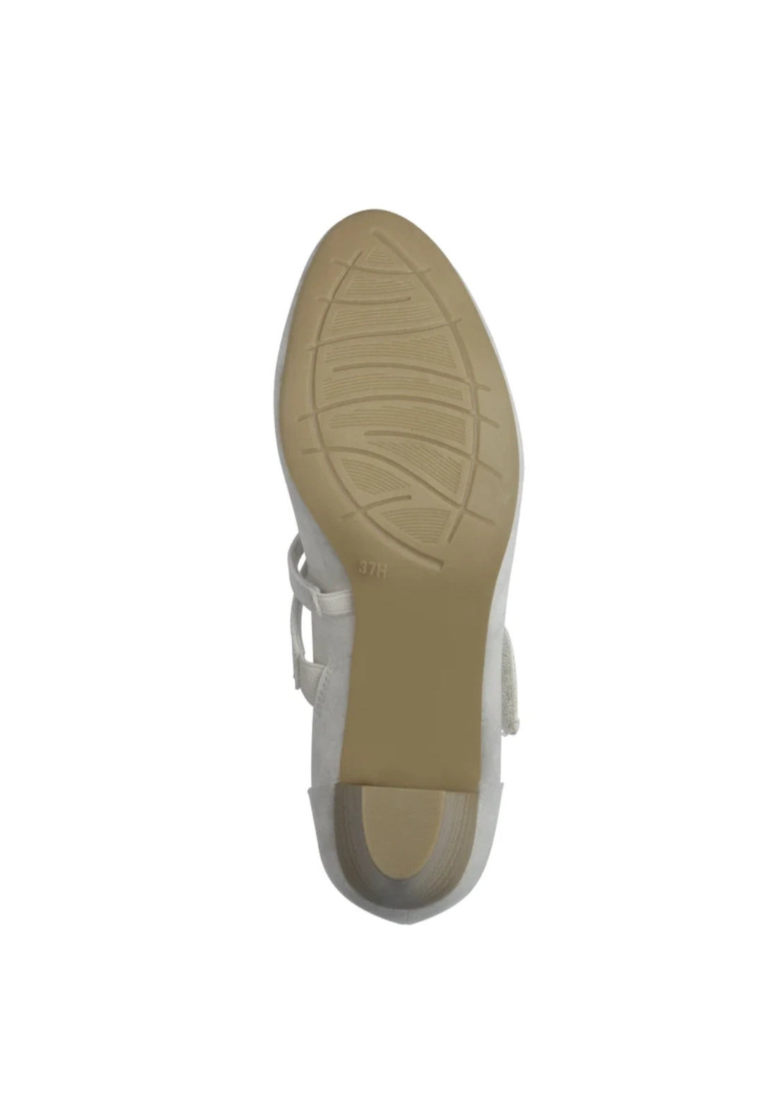 Mila Heeled Shoe - Beige/gold