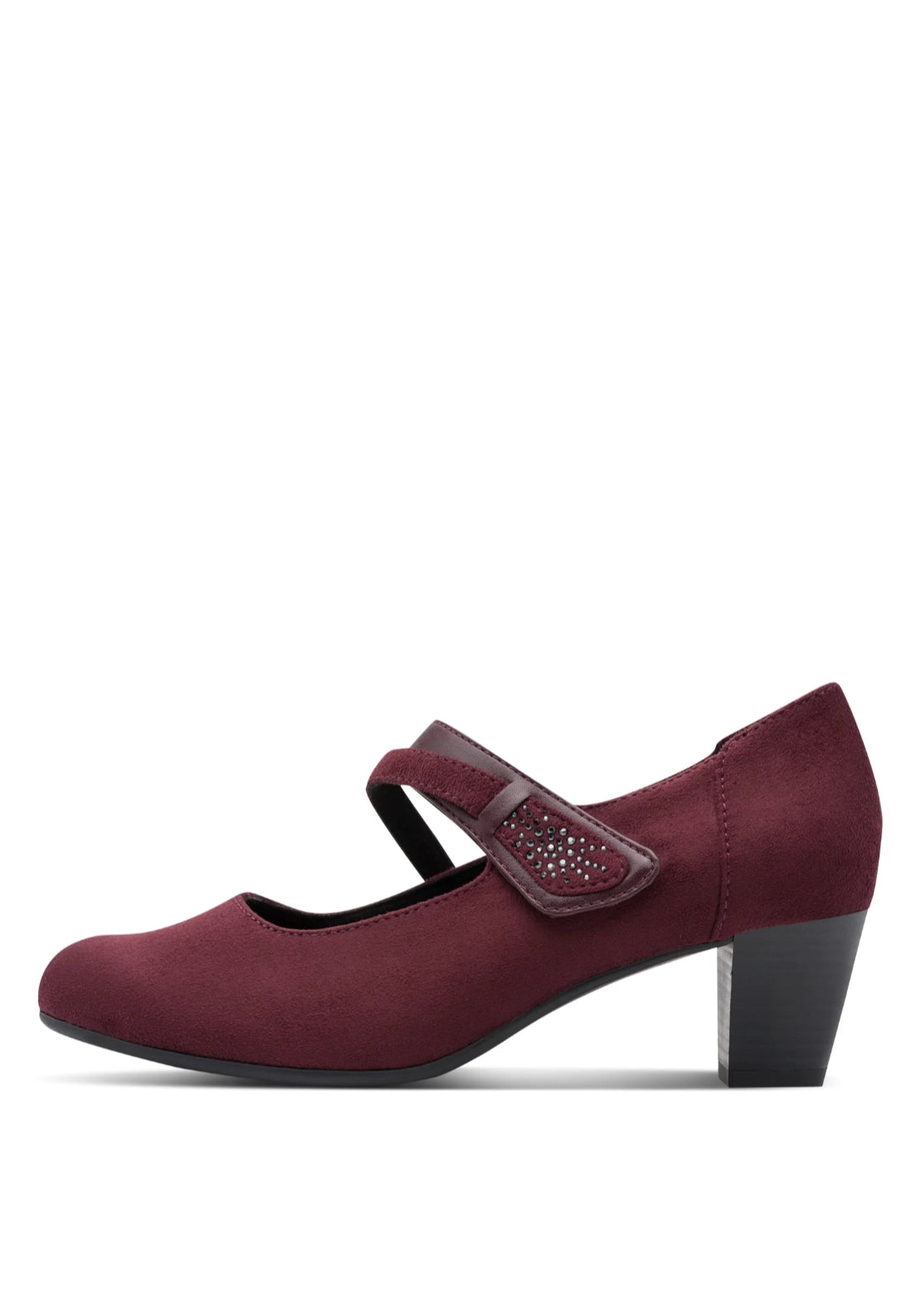 Mila Heeled Shoe - Bordeaux