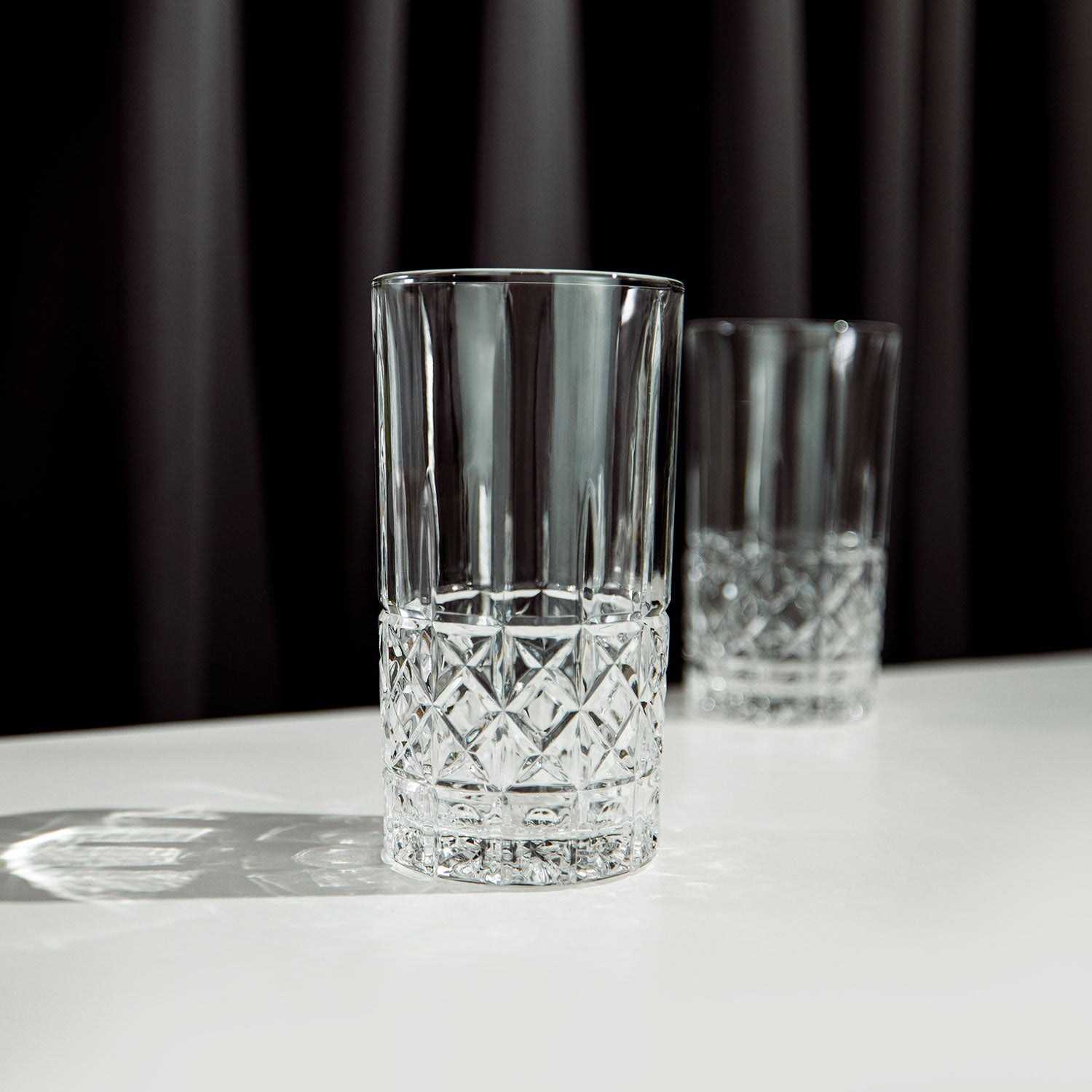 Killarney Crystal Brandon Hiball Glasses 6PC Set 1 Shaws Department Stores
