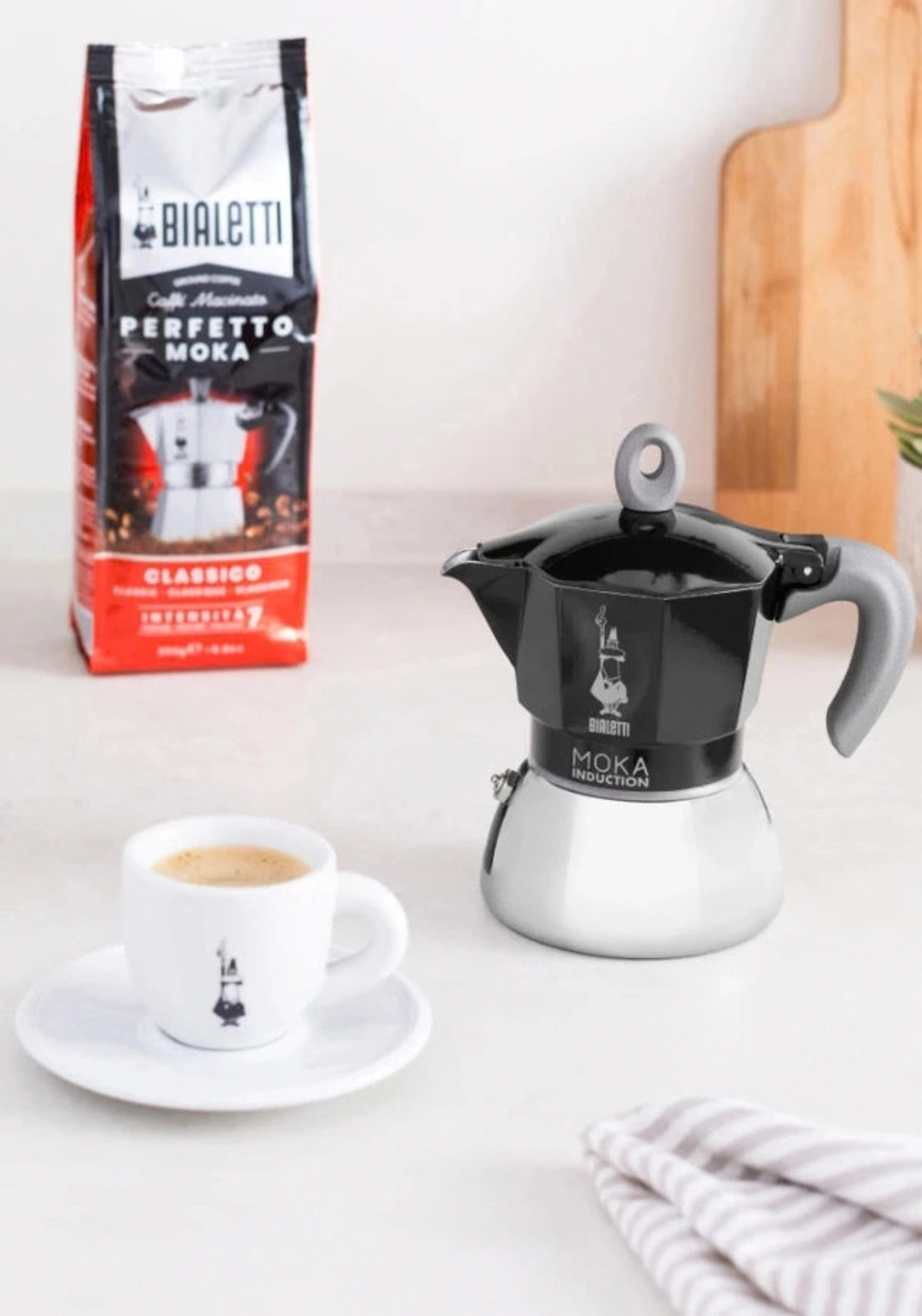 Moka Coffee Maker Pot Induction 4 Cups