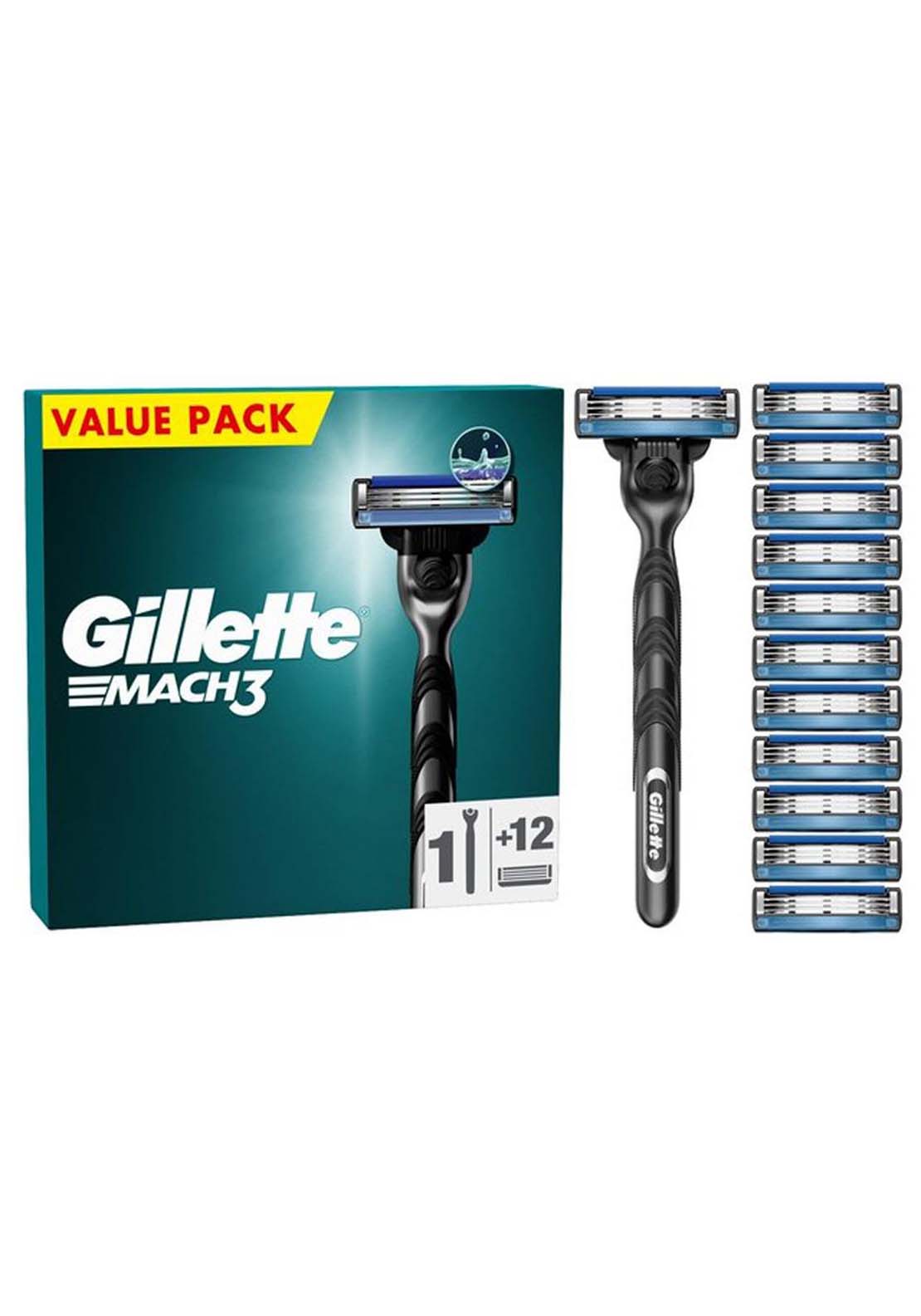 Gillette Mach 3 Value Pack 1 Shaws Department Stores