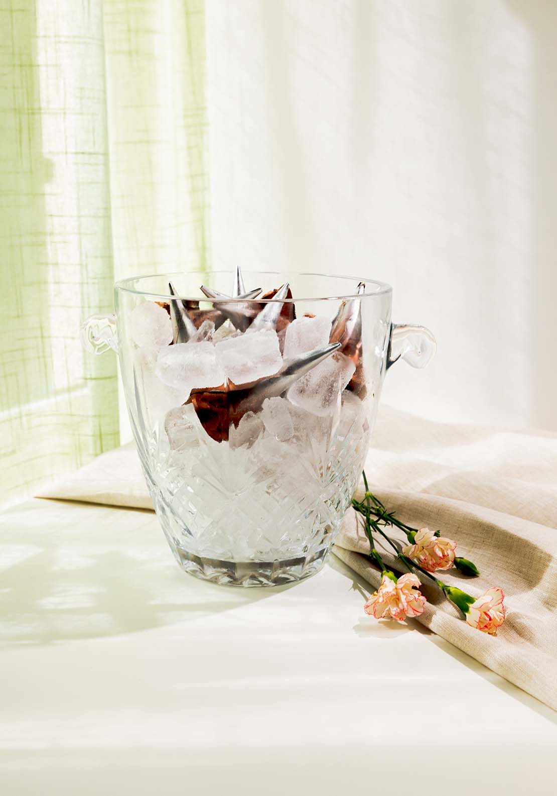 Killarney Crystal Trinity Champagne Bucket 4 Shaws Department Stores