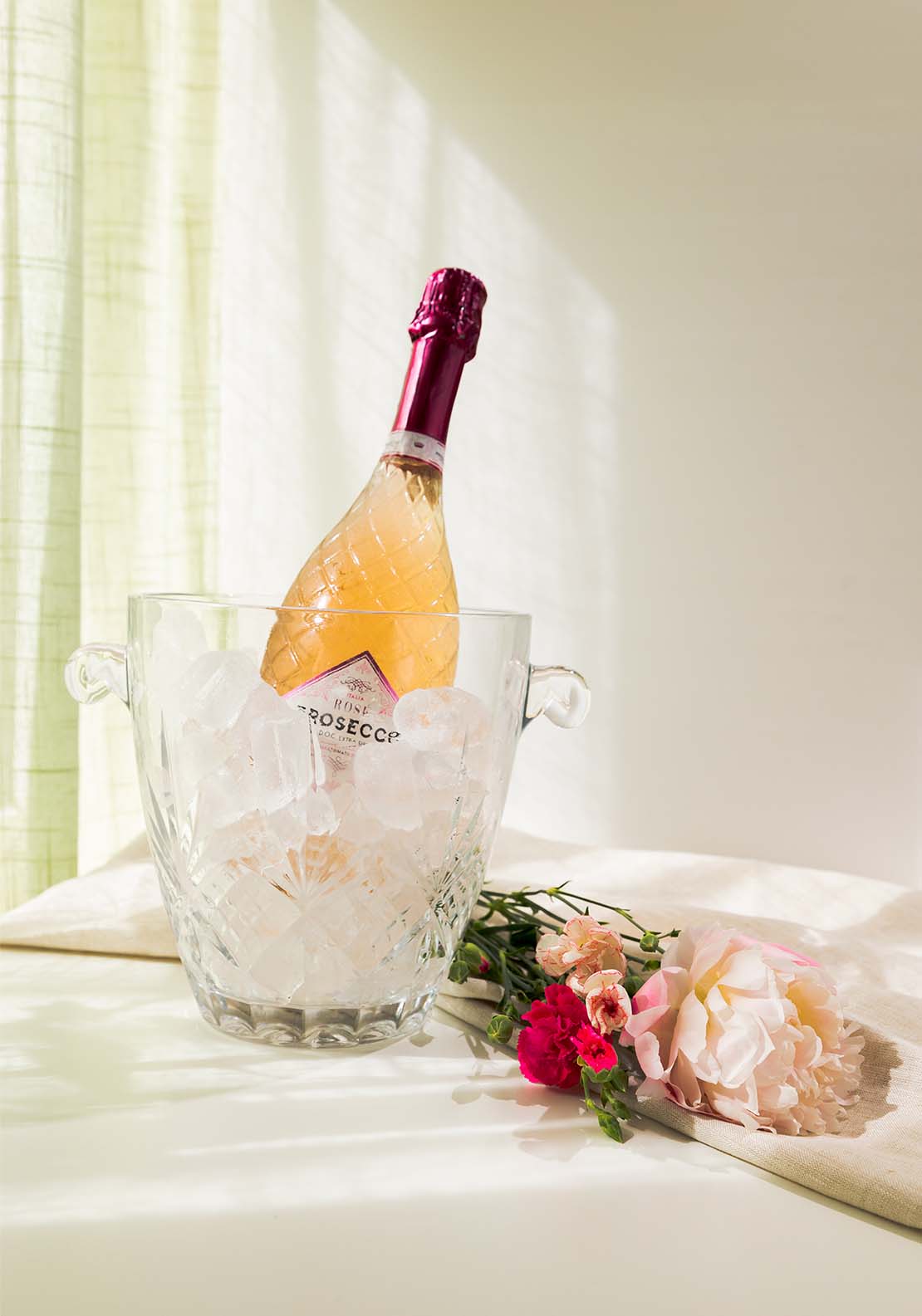 Killarney Crystal Trinity Champagne Bucket 3 Shaws Department Stores
