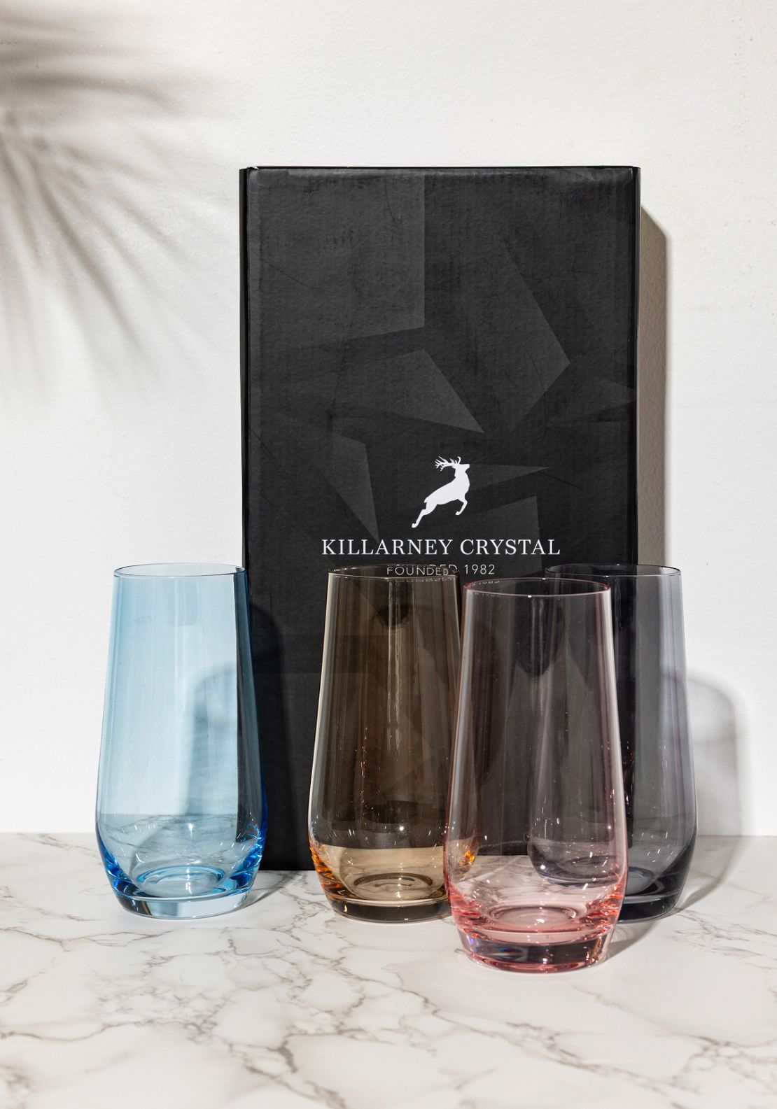 Killarney Crystal Jewel Colllection Hi Ball Set 3 Shaws Department Stores