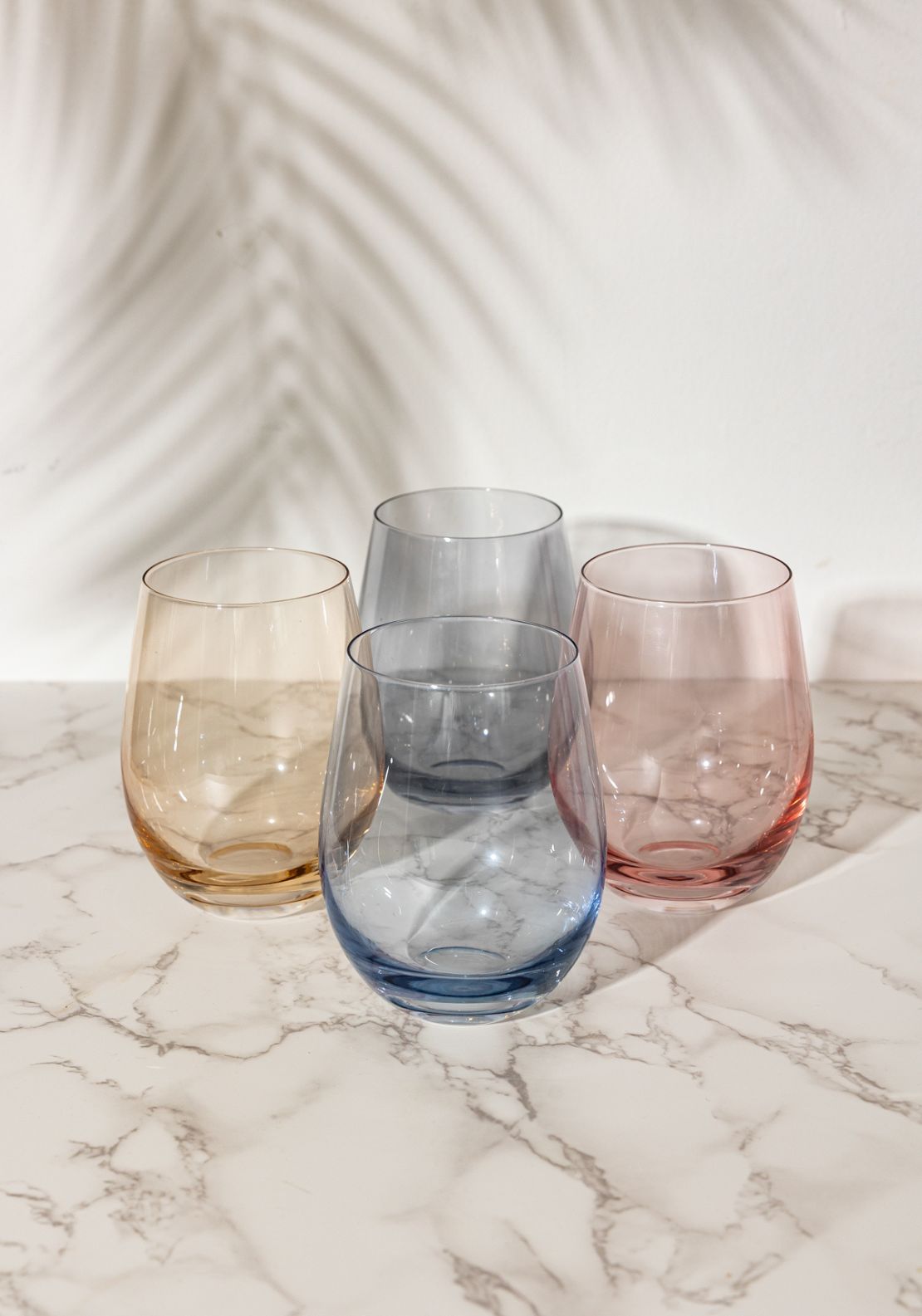 Killarney Crystal Barrel Tumbler Set Of 4 1 Shaws Department Stores