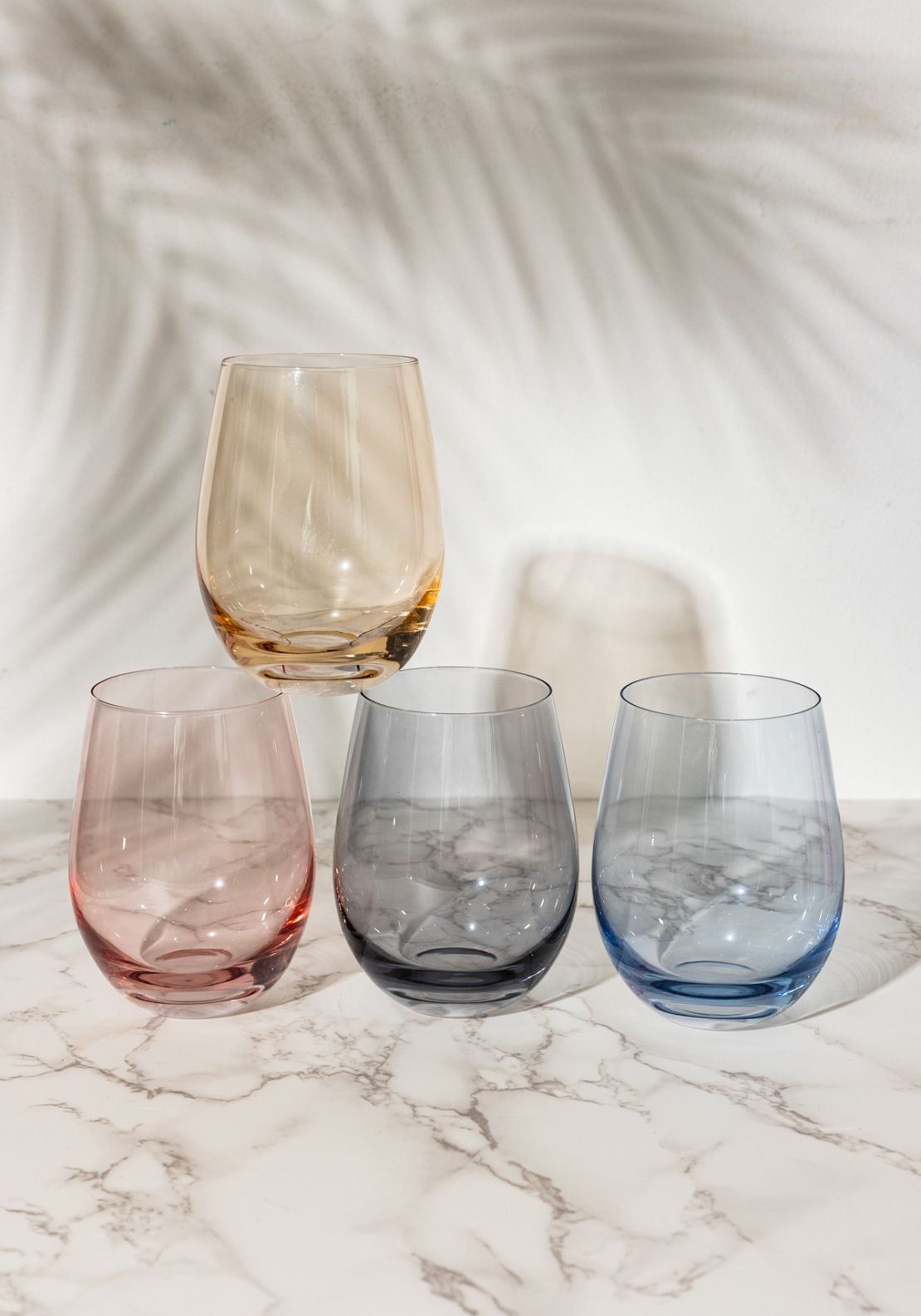 Killarney Crystal Barrel Tumbler Set Of 4 2 Shaws Department Stores