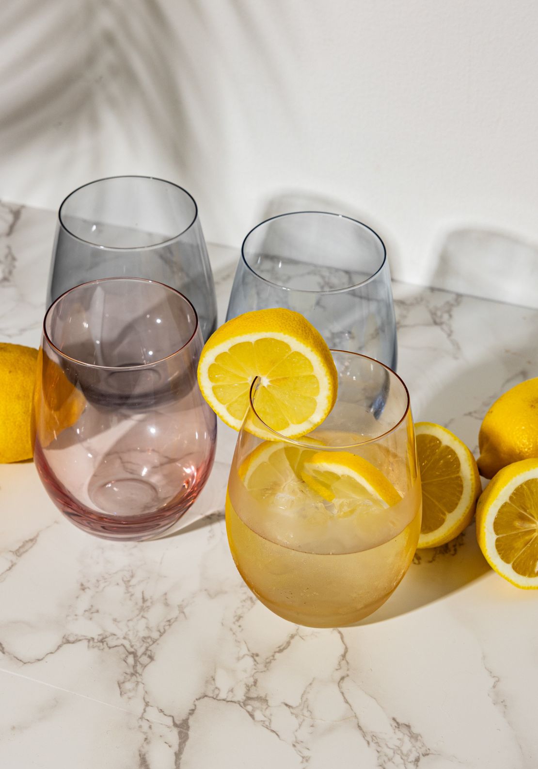 Killarney Crystal Barrel Tumbler Set Of 4 5 Shaws Department Stores