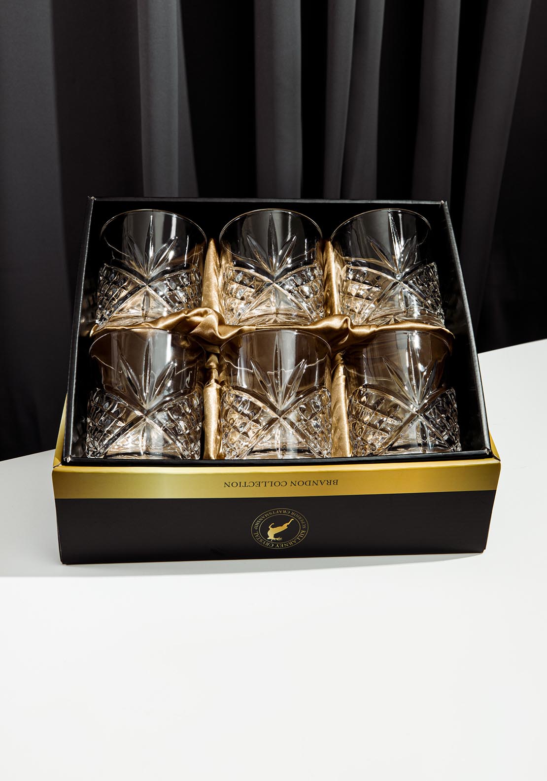 Killarney Crystal Trinity Whiskey Gift Set of 6 2 Shaws Department Stores