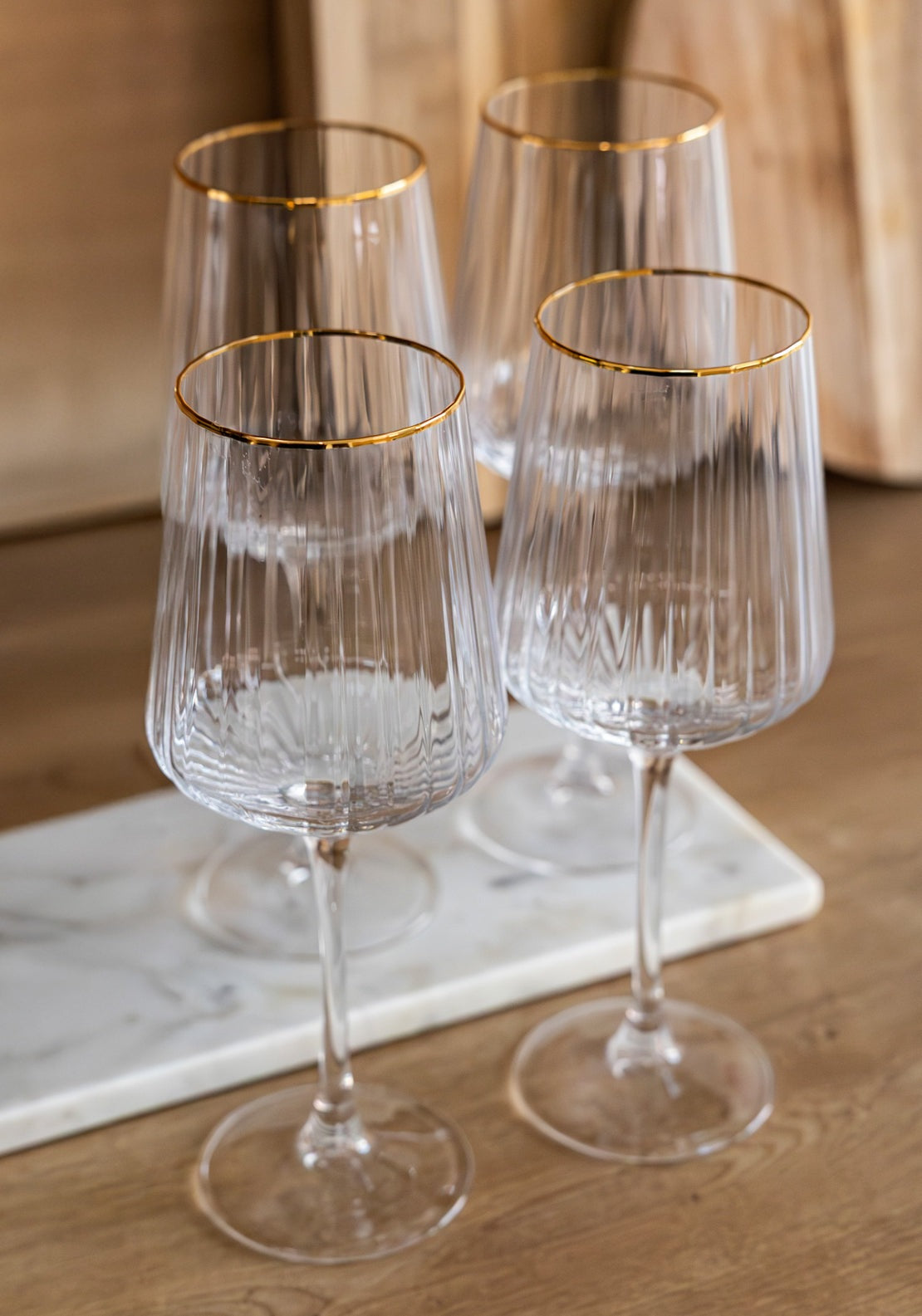 Killarney Crystal Kenmare Collection Wine Glass Set of 4 - Clear 2 Shaws Department Stores