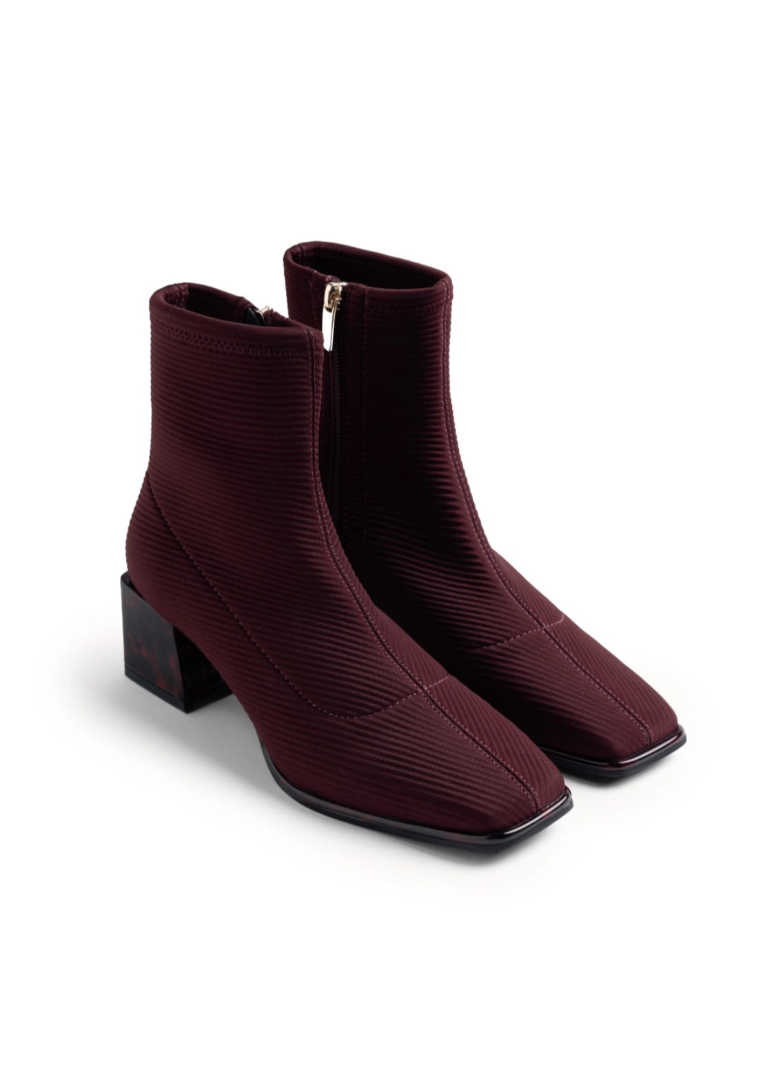 Stretch Ankle Boot - Red