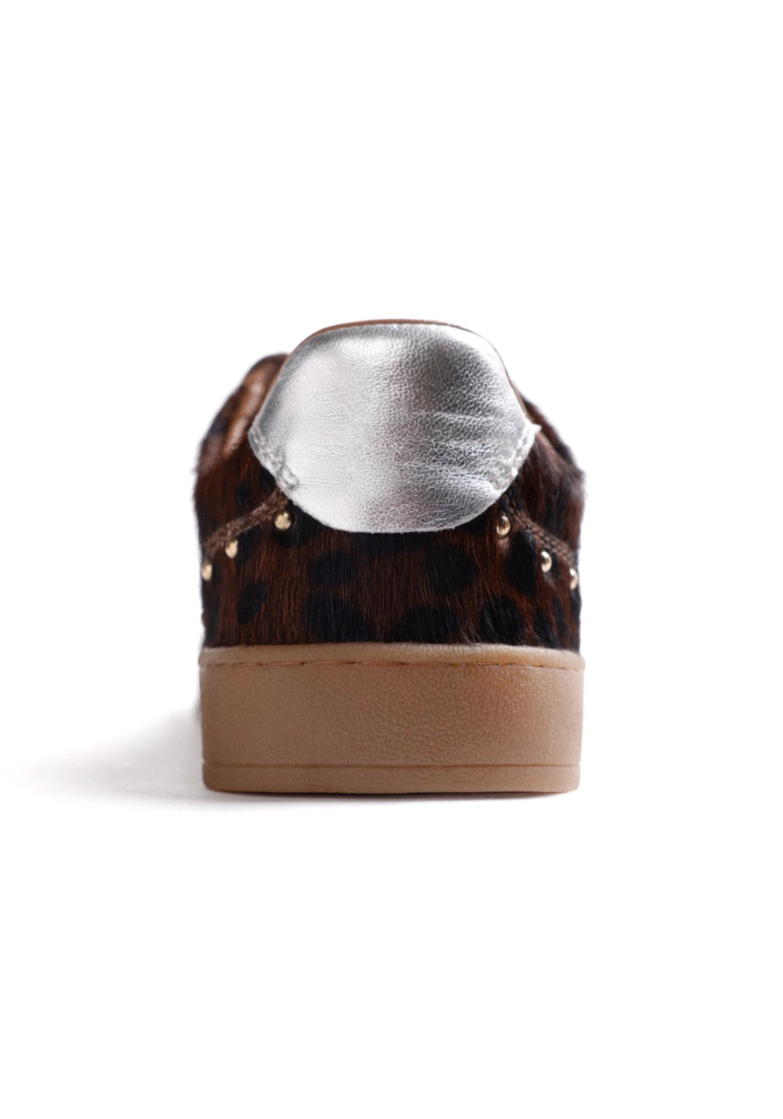 Studden Animal Print Trainer - Brown