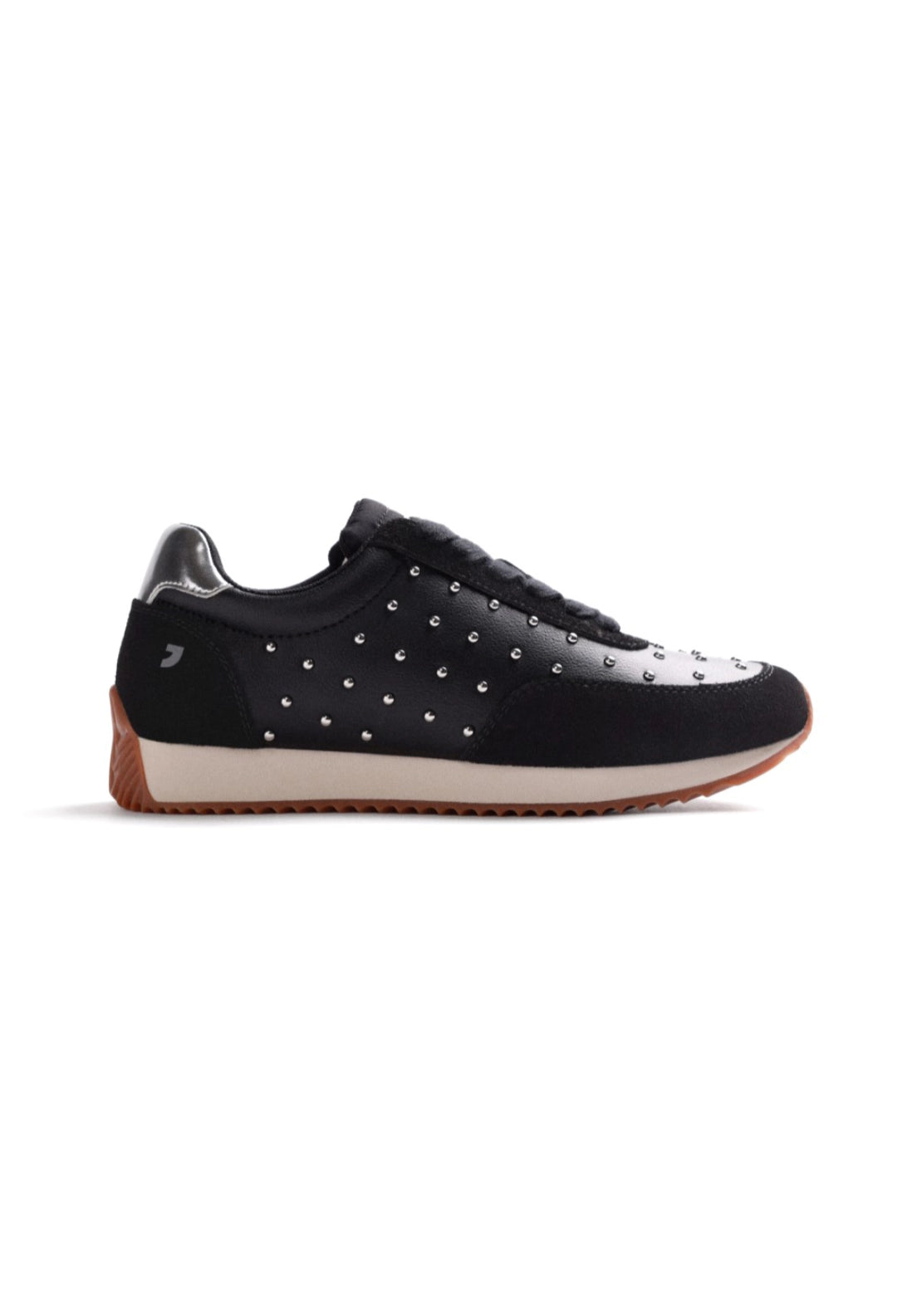 Studded Trainer - Black