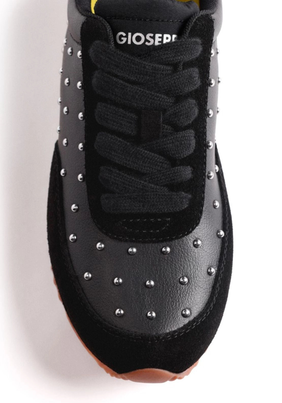 Studded Trainer - Black