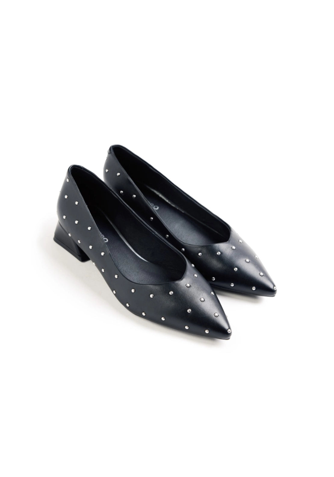 Studded Pump Shoe - Black