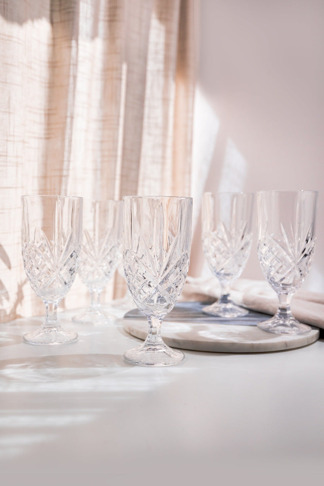 Killarney Crystal Trinity Tall Glass Set Of 6 3 Shaws Department Stores