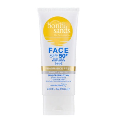Bondi Sands Bondi Sands face Spf50+ Tinted Matte 75ml 1 Shaws Department Stores