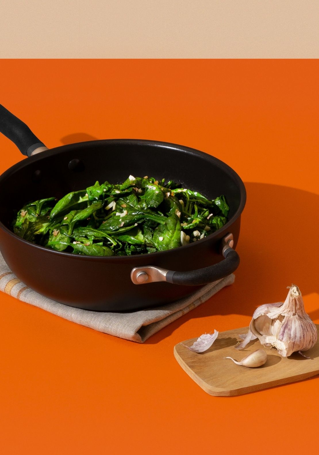 Accent Hard Anodised Chefs Pan With Helper Handle - Black