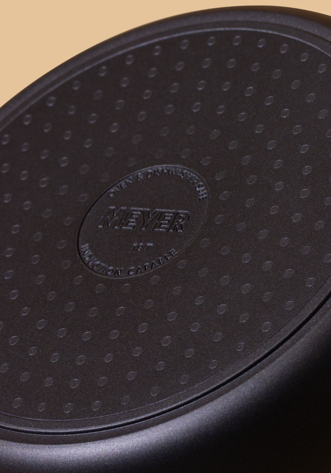 Accent Hard Anodised Frypan - Black