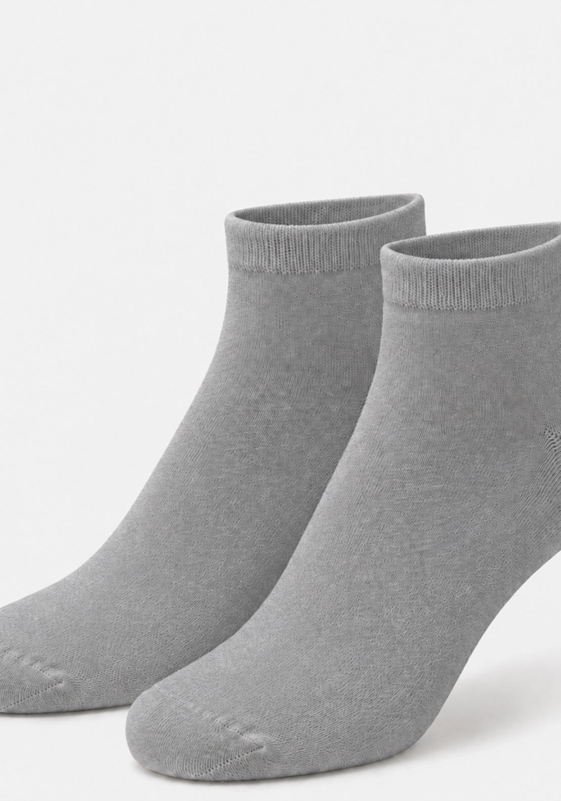 Marie Claire Supersoft Opaque Ankle Highs - Grey 2 Shaws Department Stores