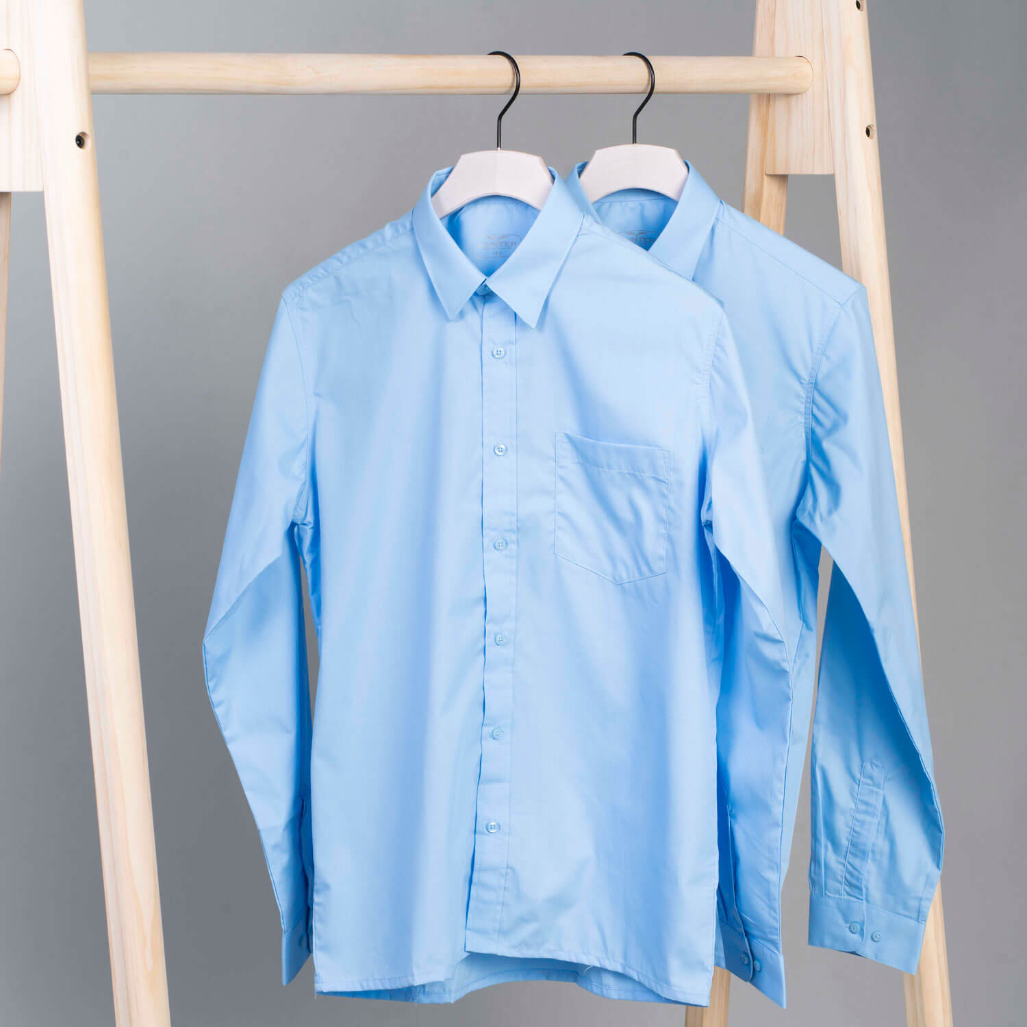 Hunter Long-Sleeve Regular Fit 2 Pack Shirts - Blue 1 Shaws Department Stores