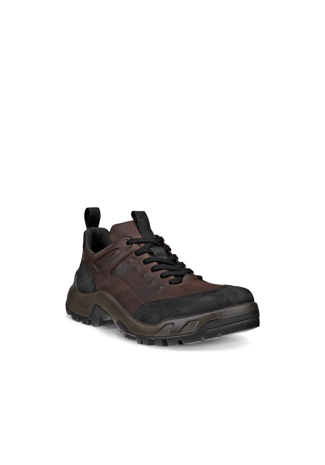 Ecco Offroad Walking Shoe - Black / Brown 1 Shaws Department Stores