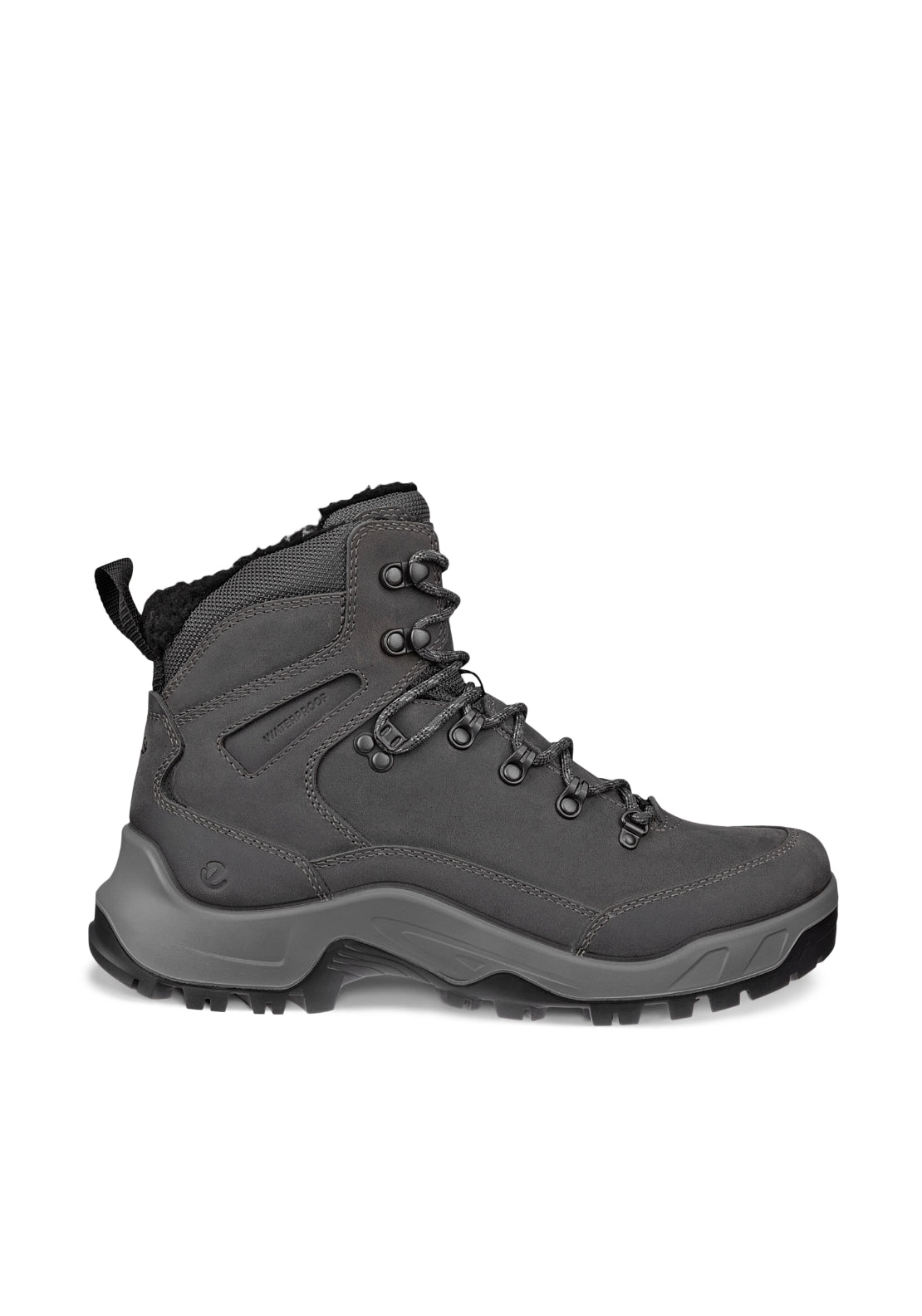 Offroad Fur Lined Laced Boot - Grey