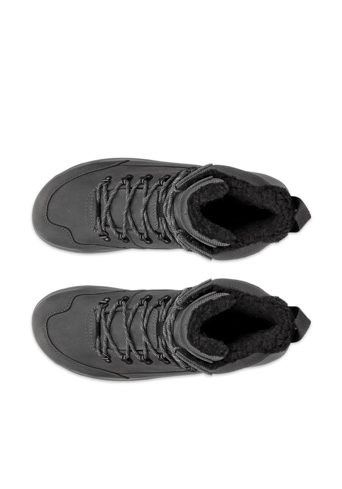 Offroad Fur Lined Laced Boot - Grey