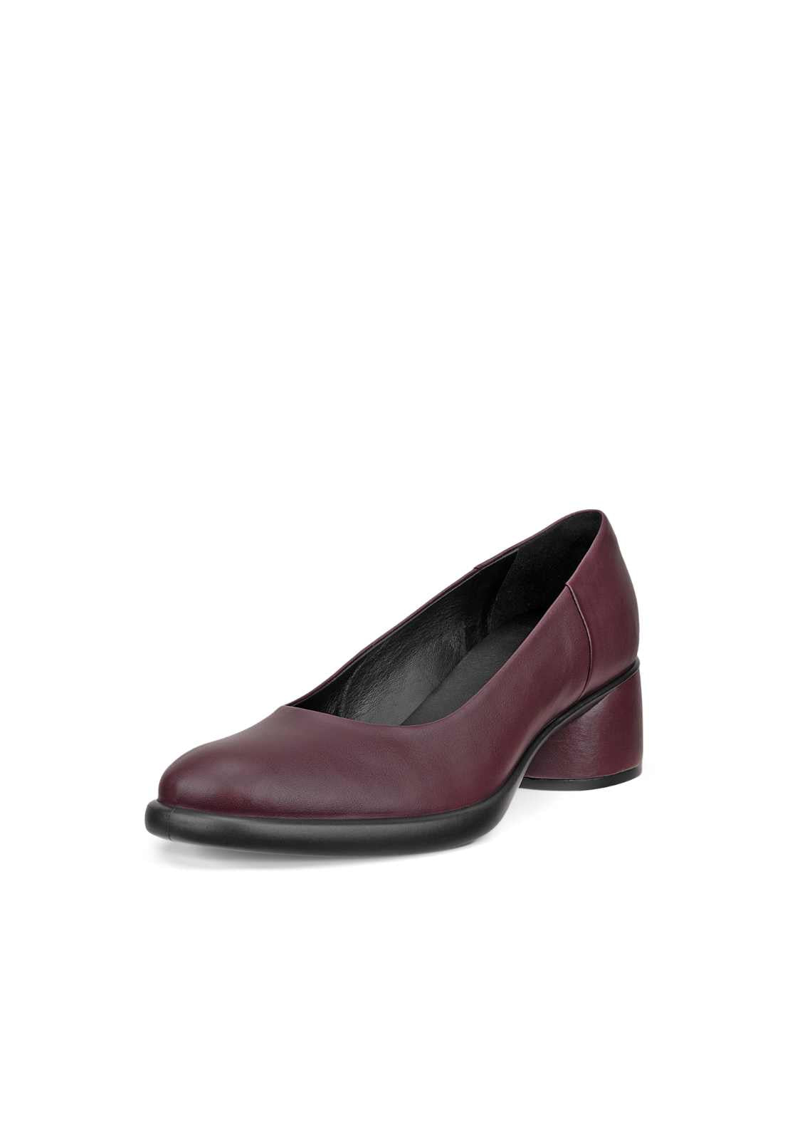 Ecco Sculpted Lx 35 Block Heel - Wine 1 Shaws Department Stores