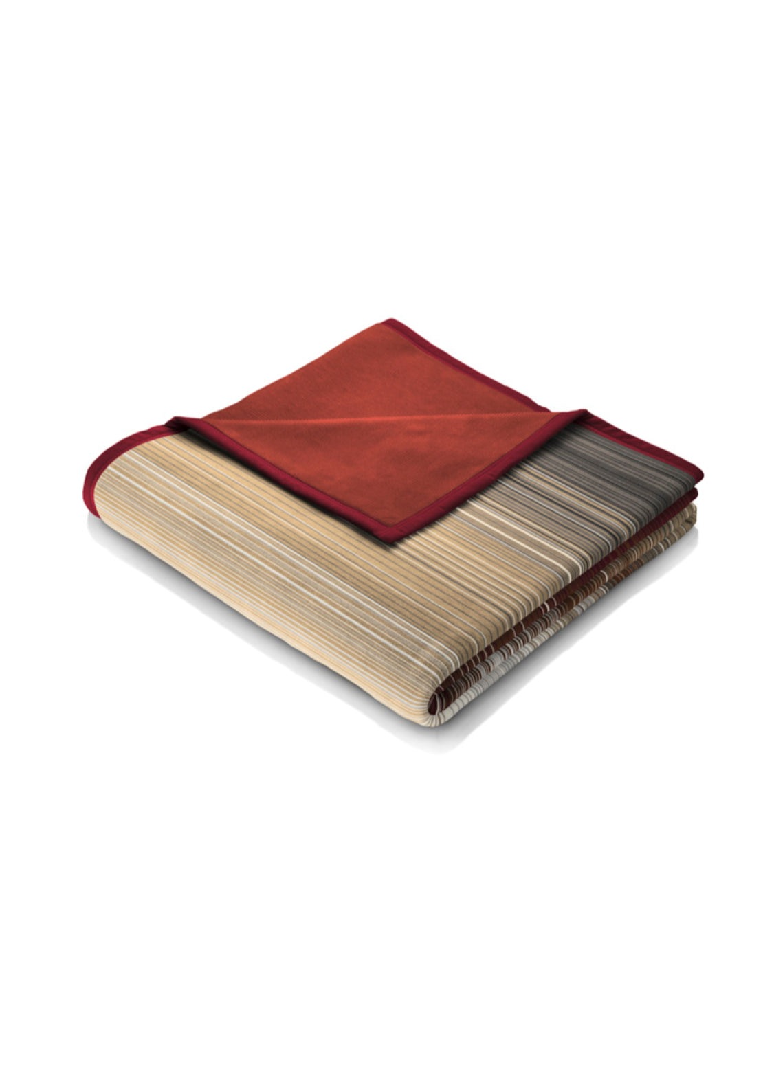 Biederlack Cotton Blend Striped Ombre Throw - Multi 2 Shaws Department Stores