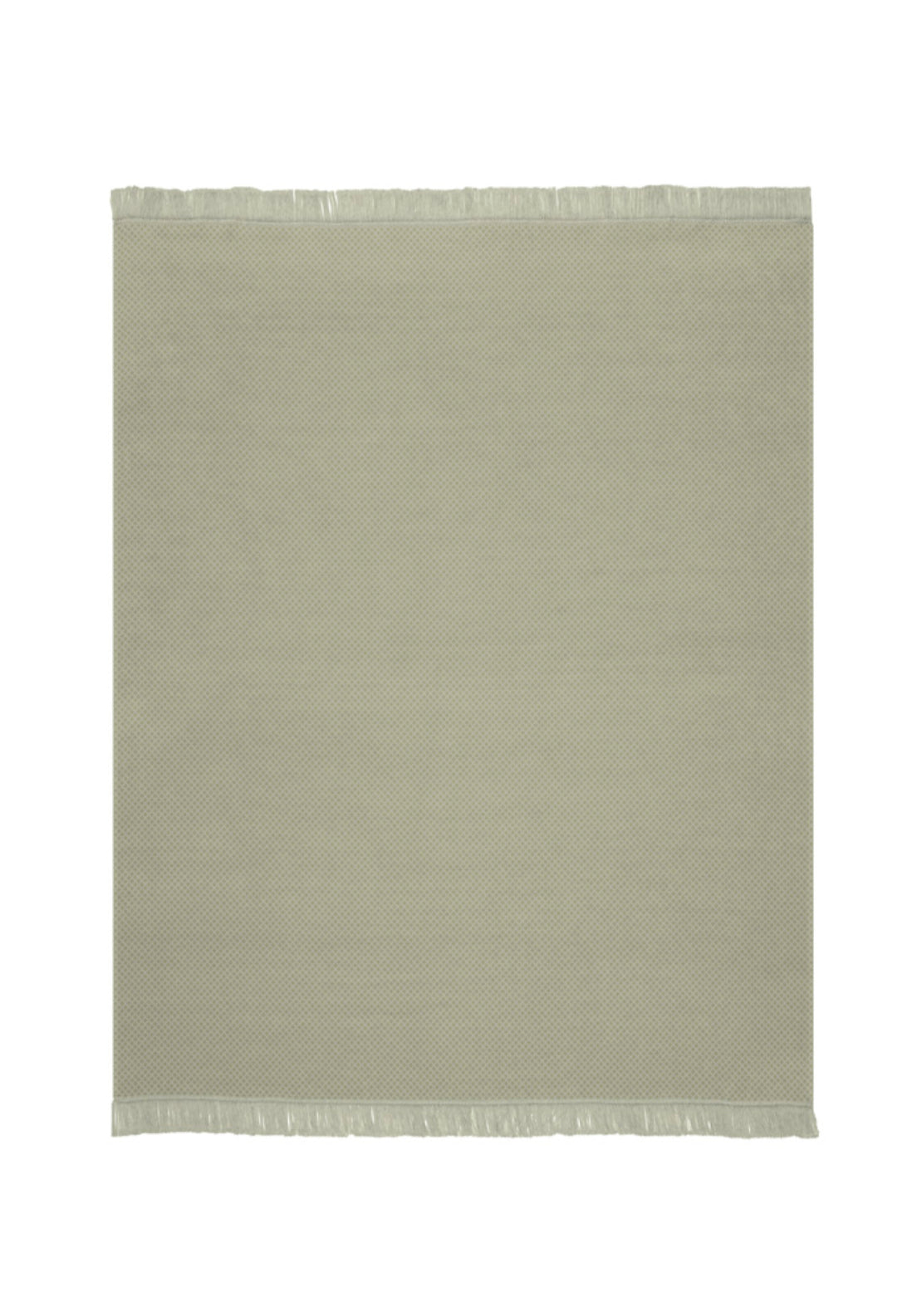 Biederlack Cotton Blend Diamond Pattern Throw - Green 4 Shaws Department Stores