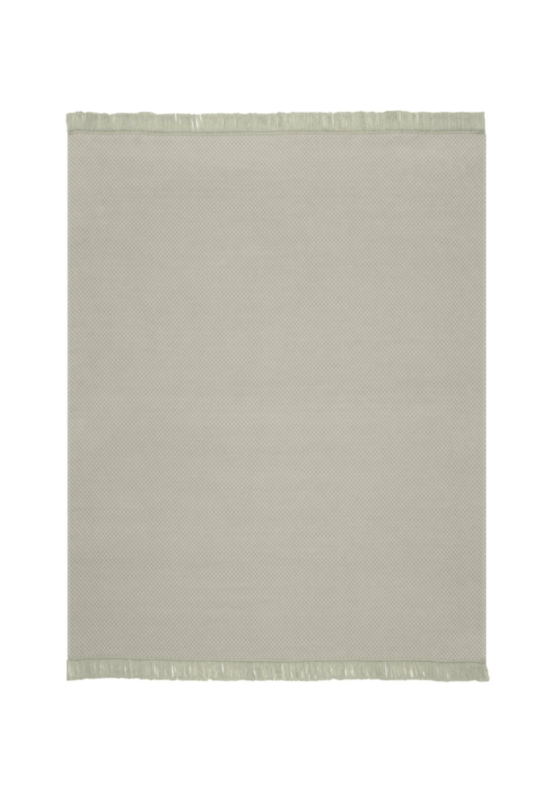 Biederlack Cotton Blend Diamond Pattern Throw - Green 5 Shaws Department Stores
