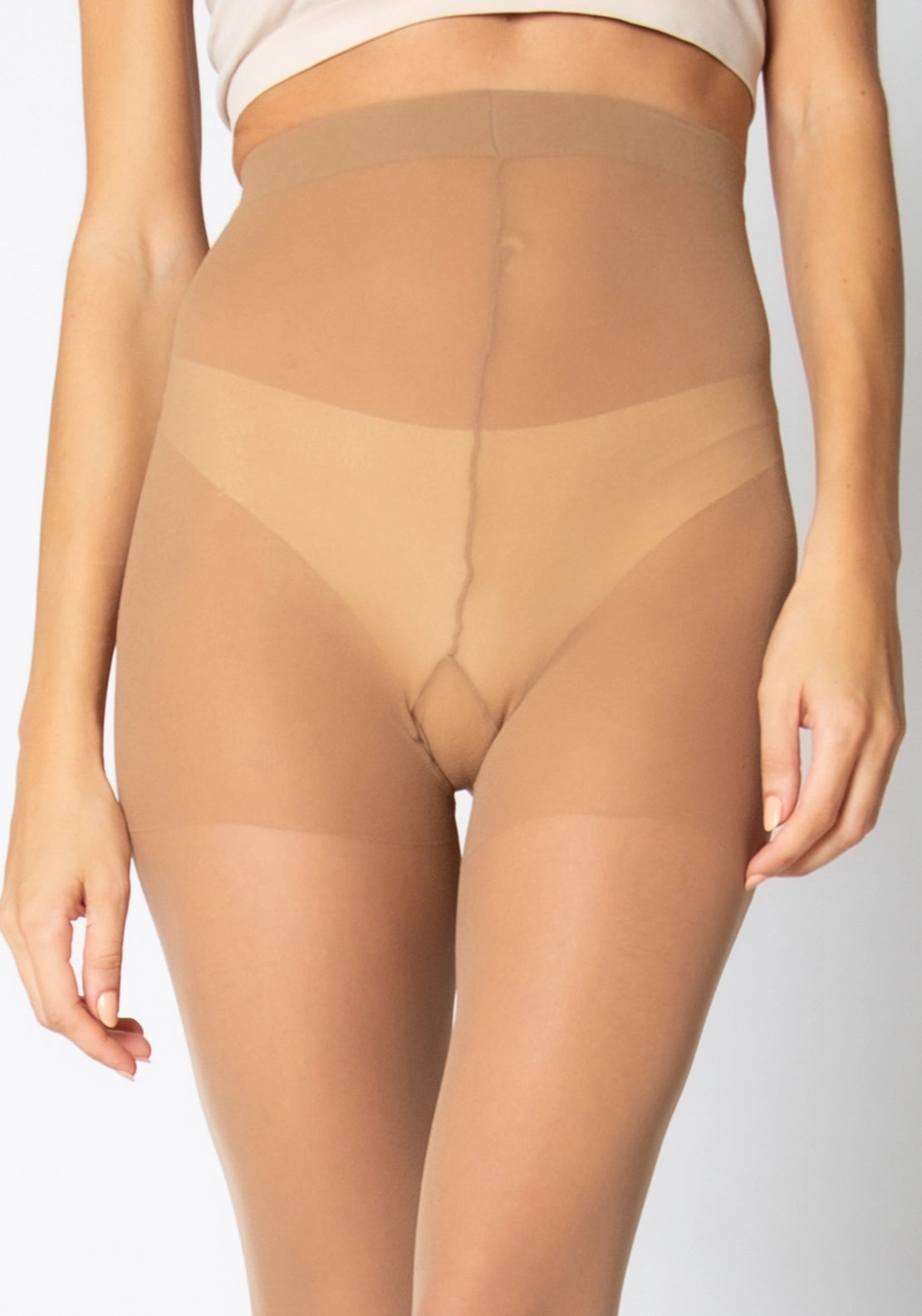 Marie Claire Maire Claire XXL Sheer Tights 2 Pair Pack - Beige 2 Shaws Department Stores