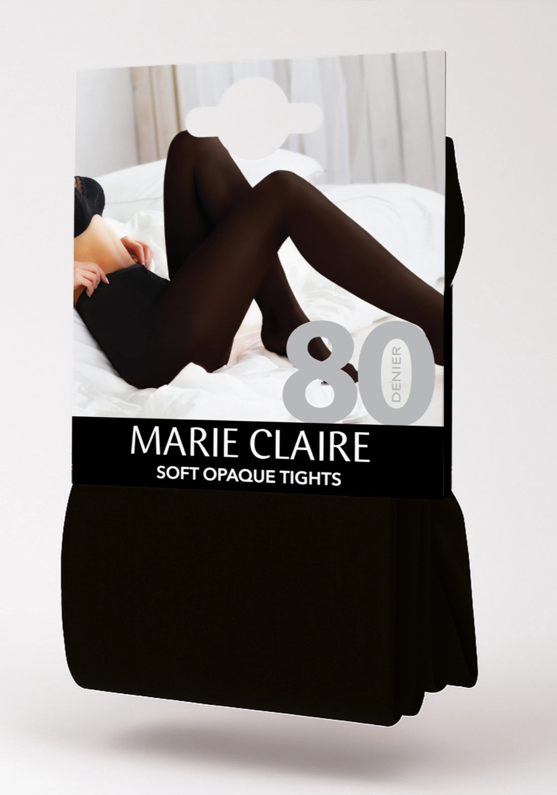 80 Denier Soft Opaque Tights - Wine