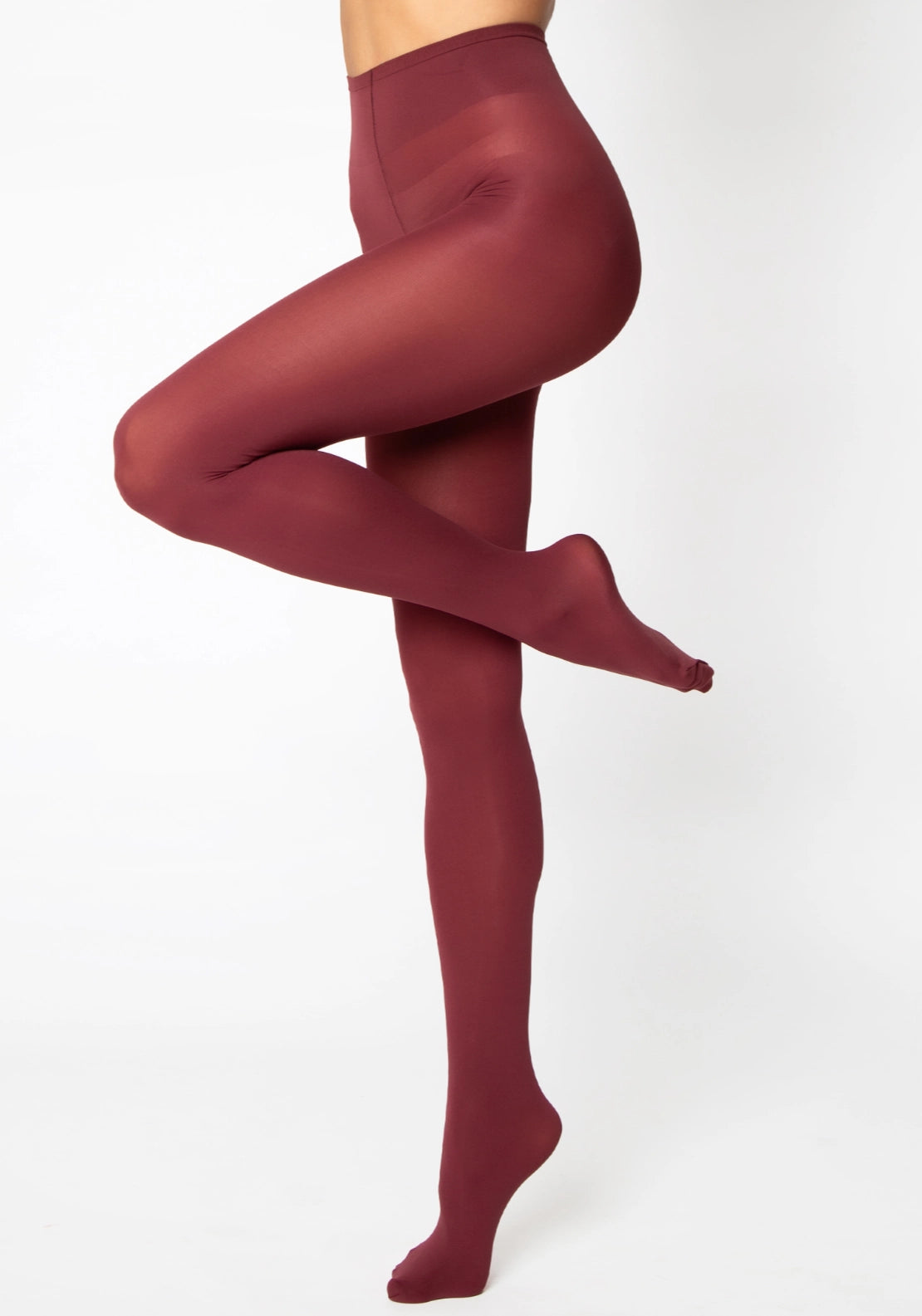 Marie Claire Maire Claire 50 Denier 3D Soft Opaque Tights - Red 1 Shaws Department Stores