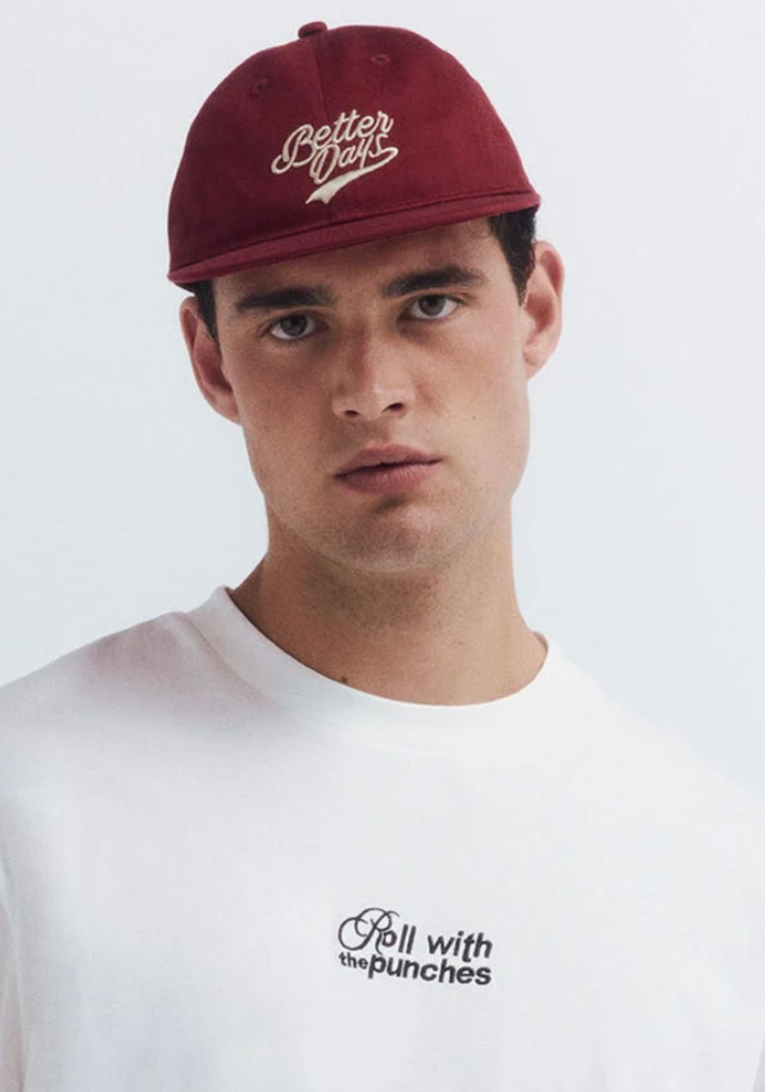 Springfield Embroidered Flat Visor Cap - Red 1 Shaws Department Stores